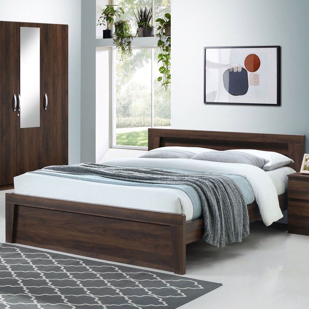 Masonville queen deals platform bed