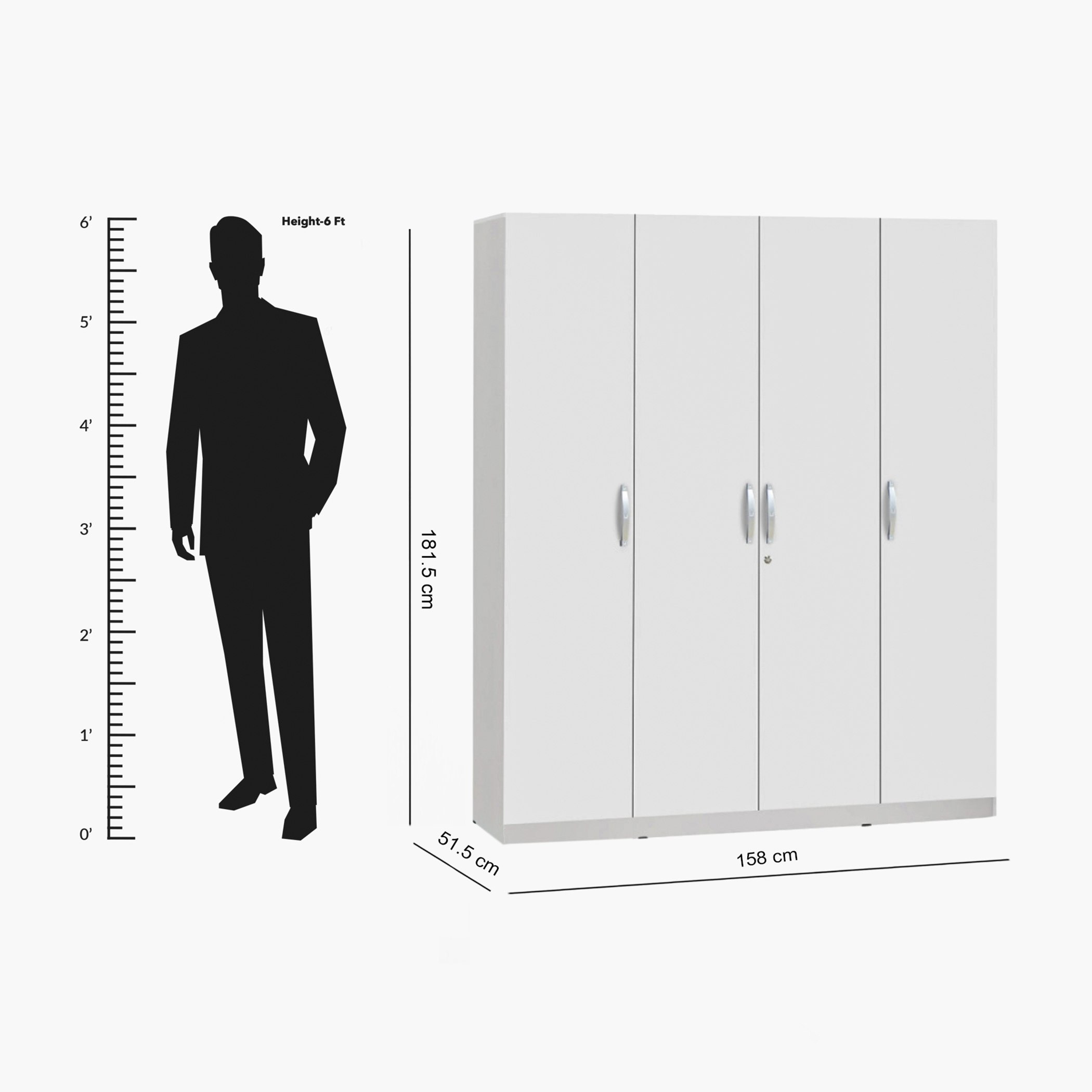 Kulltorp 4-Door Wardrobe-hbxfurniture-wardrobes-image-5