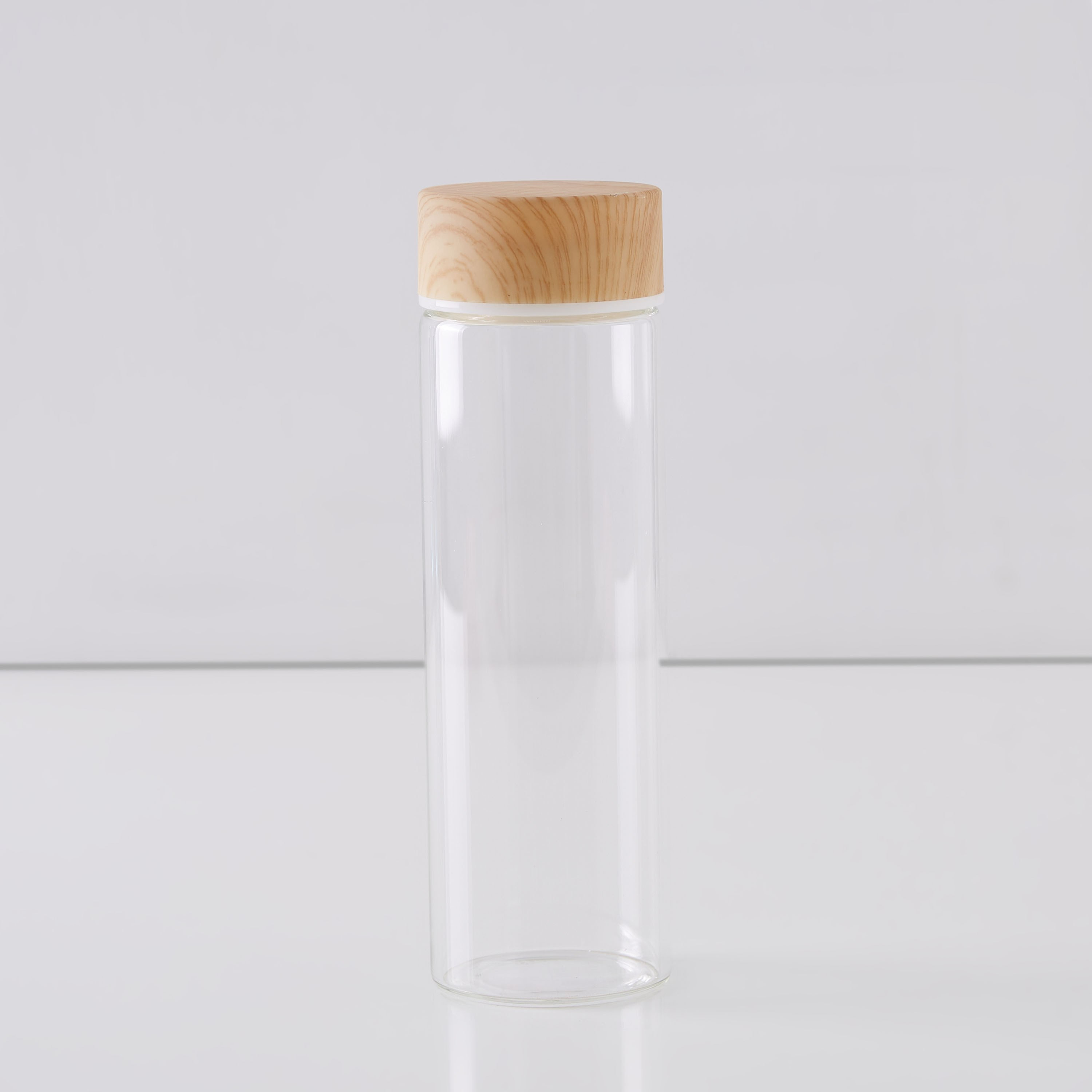 Coolers Borosilicate Bottle with Wooden Finish Lid - 500 ml-hbxhomeware-hbxkitchen-image-5