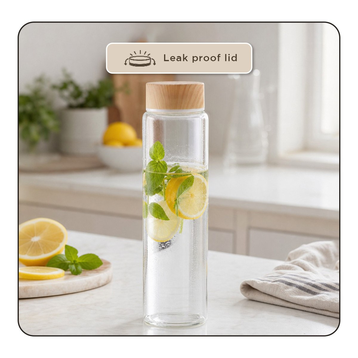 قارورة بورسليكات بغطاء بتشطيب خشبي من كولرز - 1 مل-hbxhomeware-diningandtabletop-bottles-image-7