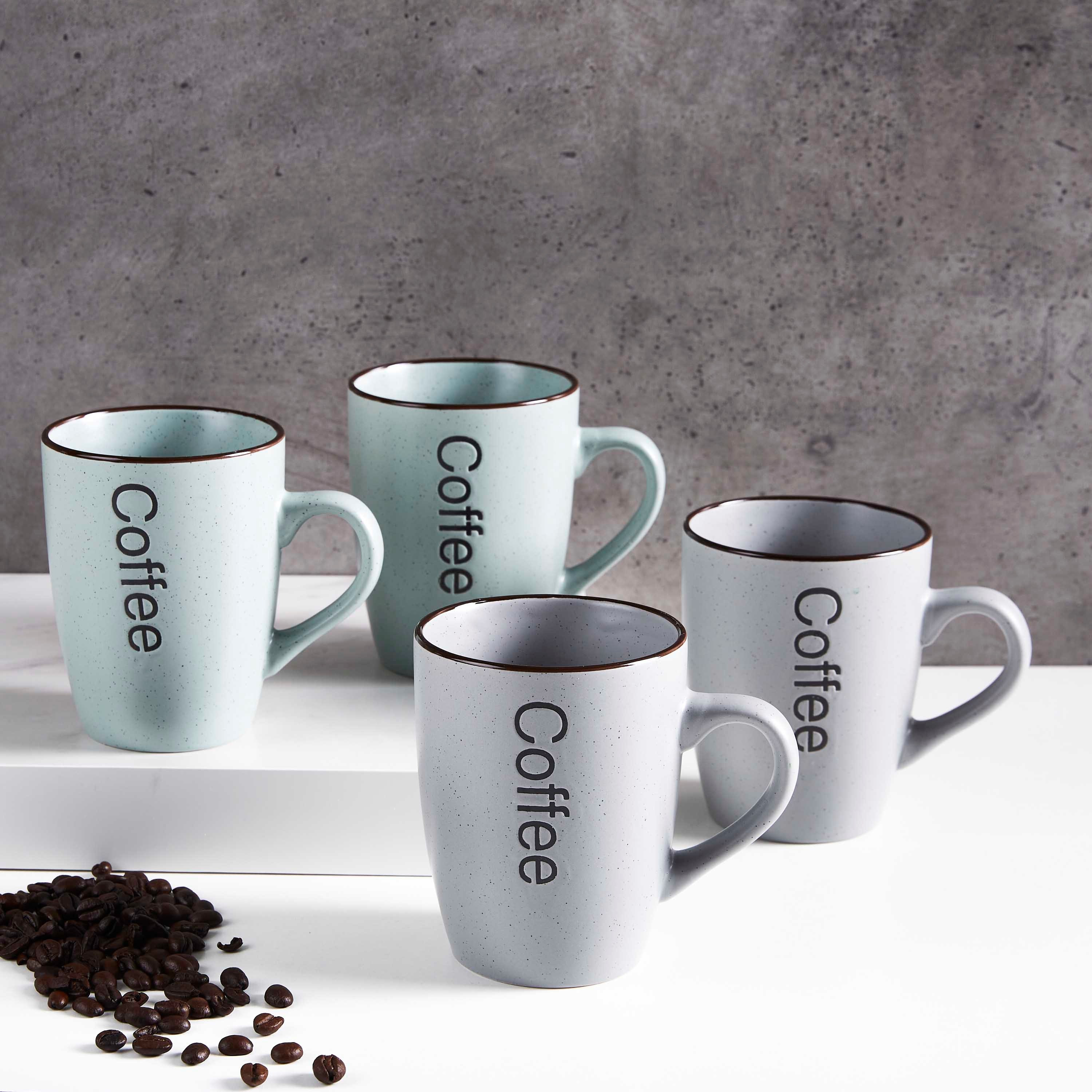 طقم مج سيراميك 4 قطع من إينوفا- 400 مل-hbxdecorandfurnishings-tabletop-crockery-image-1