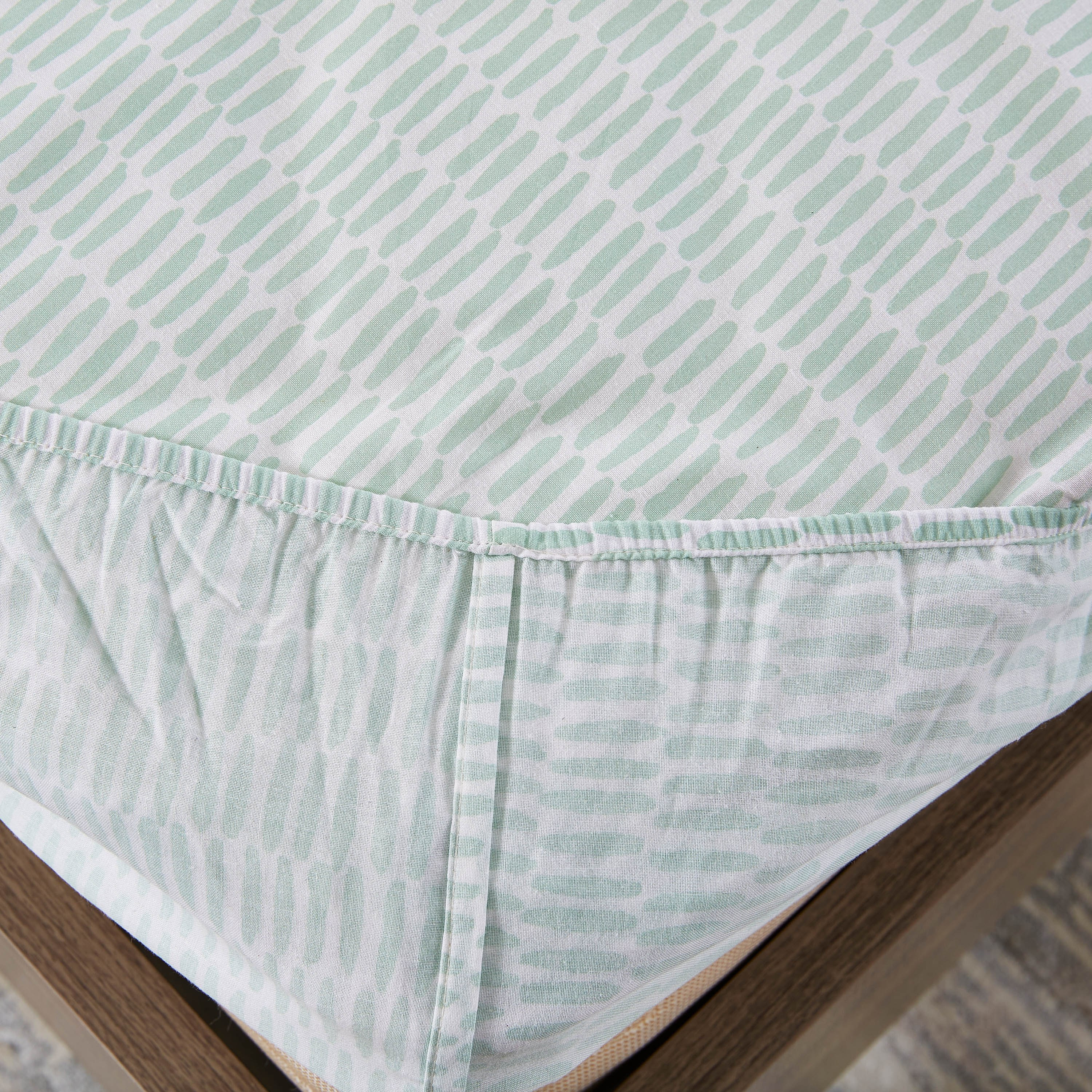 شرشف مطاطي مقاس كينج من مارتن - 180x200 سم-hbxhomeware-bedding-fittedsheets-image-4