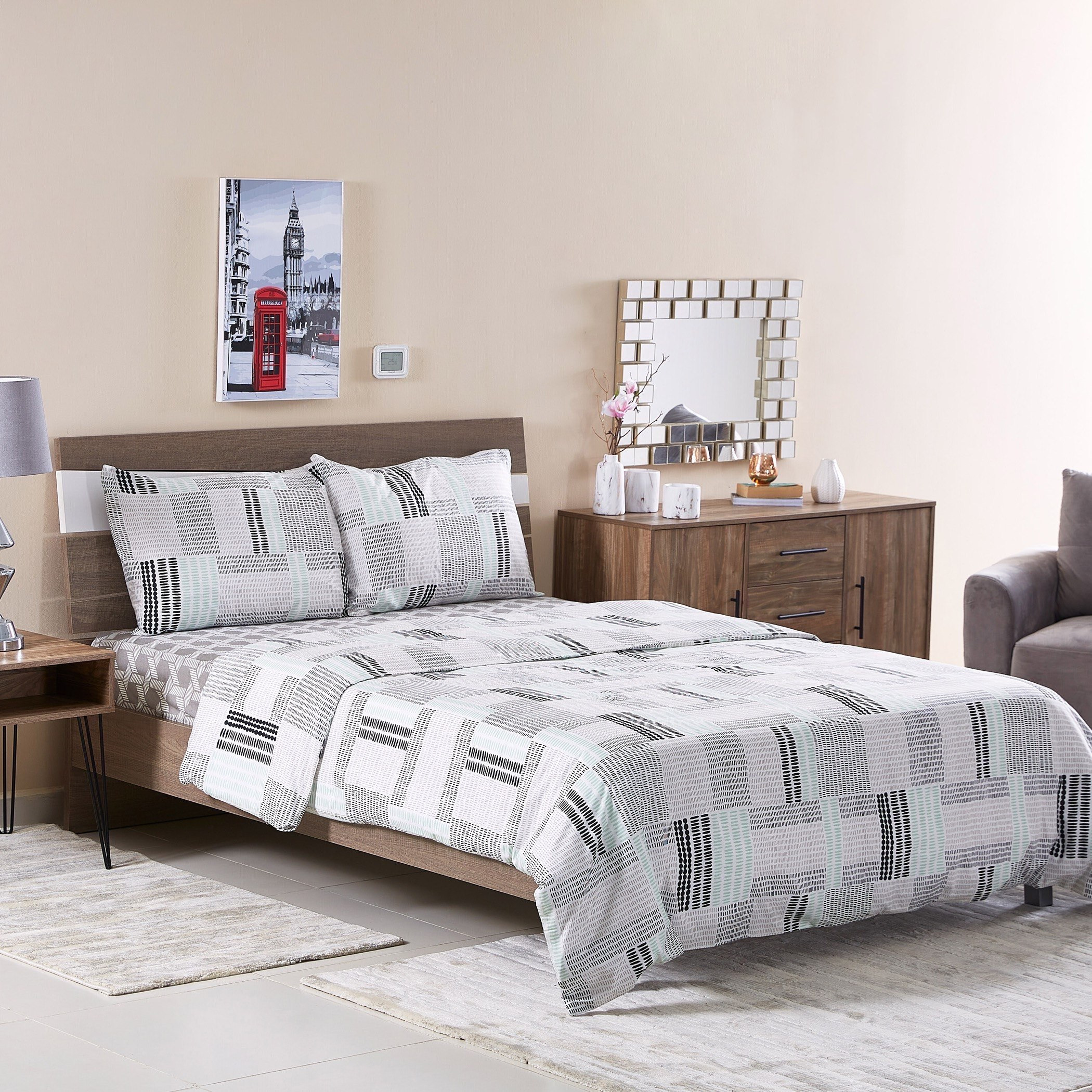 طقم غطاء لحاف سوبر كينج 3 قطع من مارتن - 240x220 سم-PROMO_HB_AE_B1G1_250925-image-5