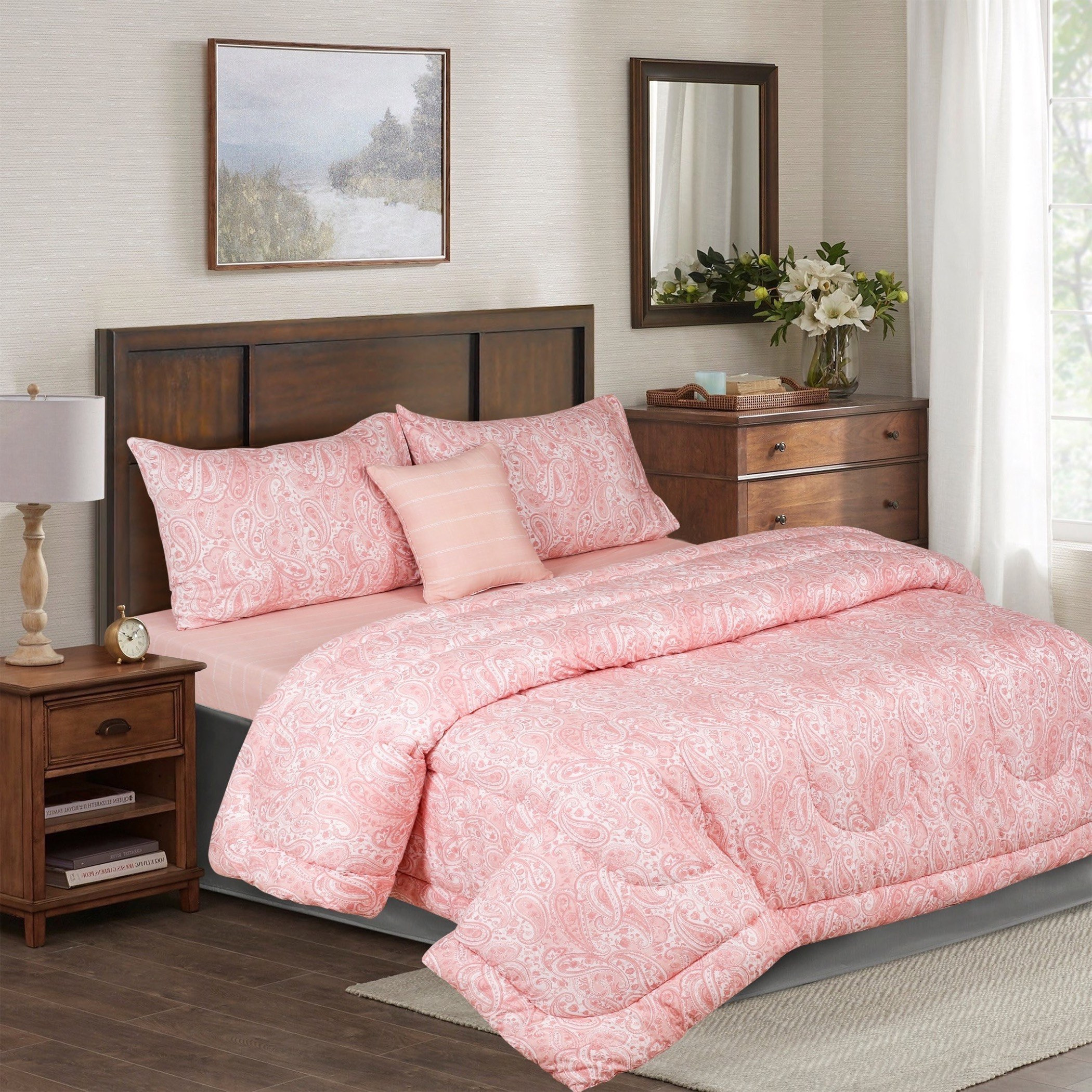 Paisley Cotton Twin 5-Piece BIAB Comforter Set - 160x220 cm-PROMO_HB_AE_B1G1_250925-image-1