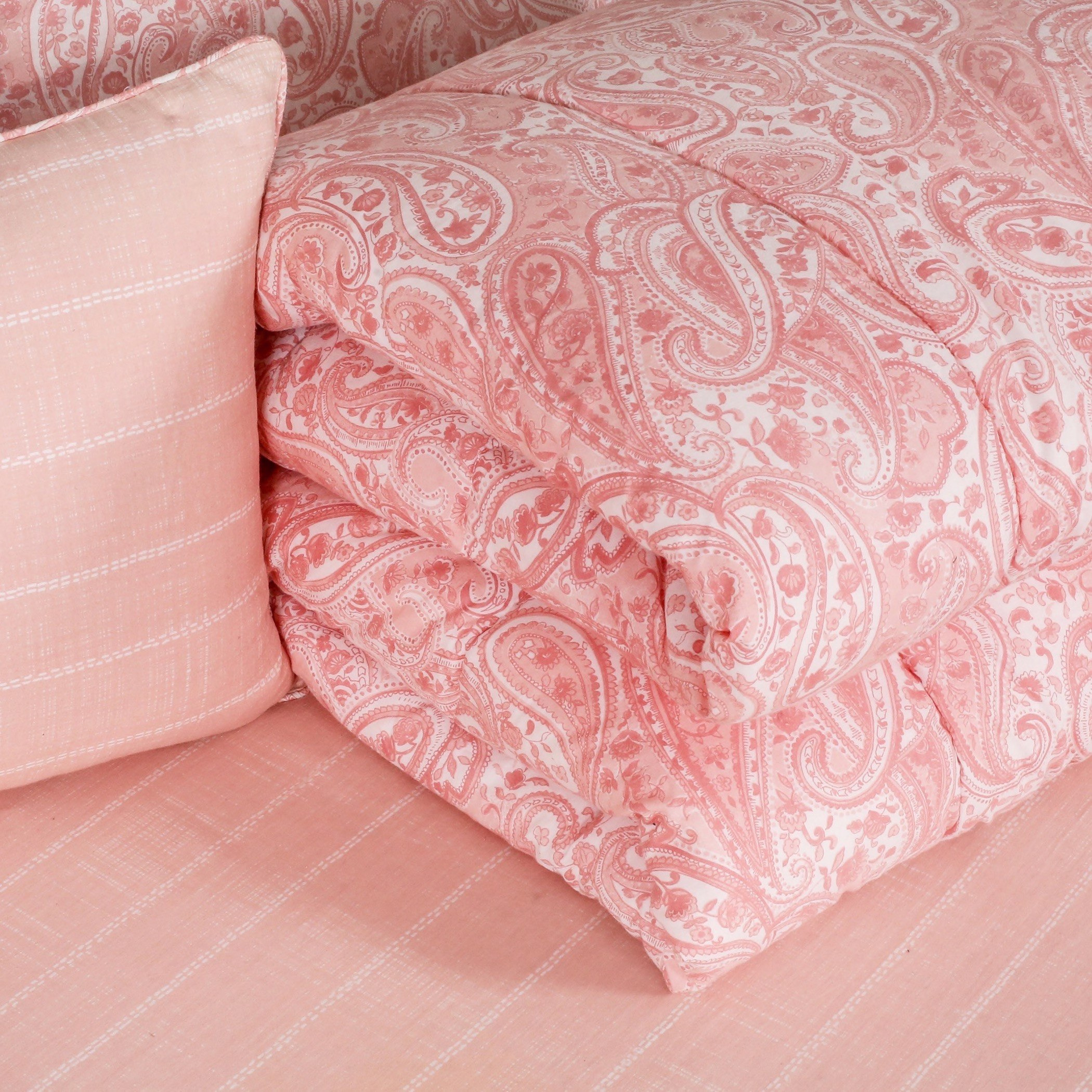 Paisley Cotton King Size 7-Piece BIAB Comforter Set - 220x240 cm-hbxhomeware-hbxdecorandfurnishings-image-4