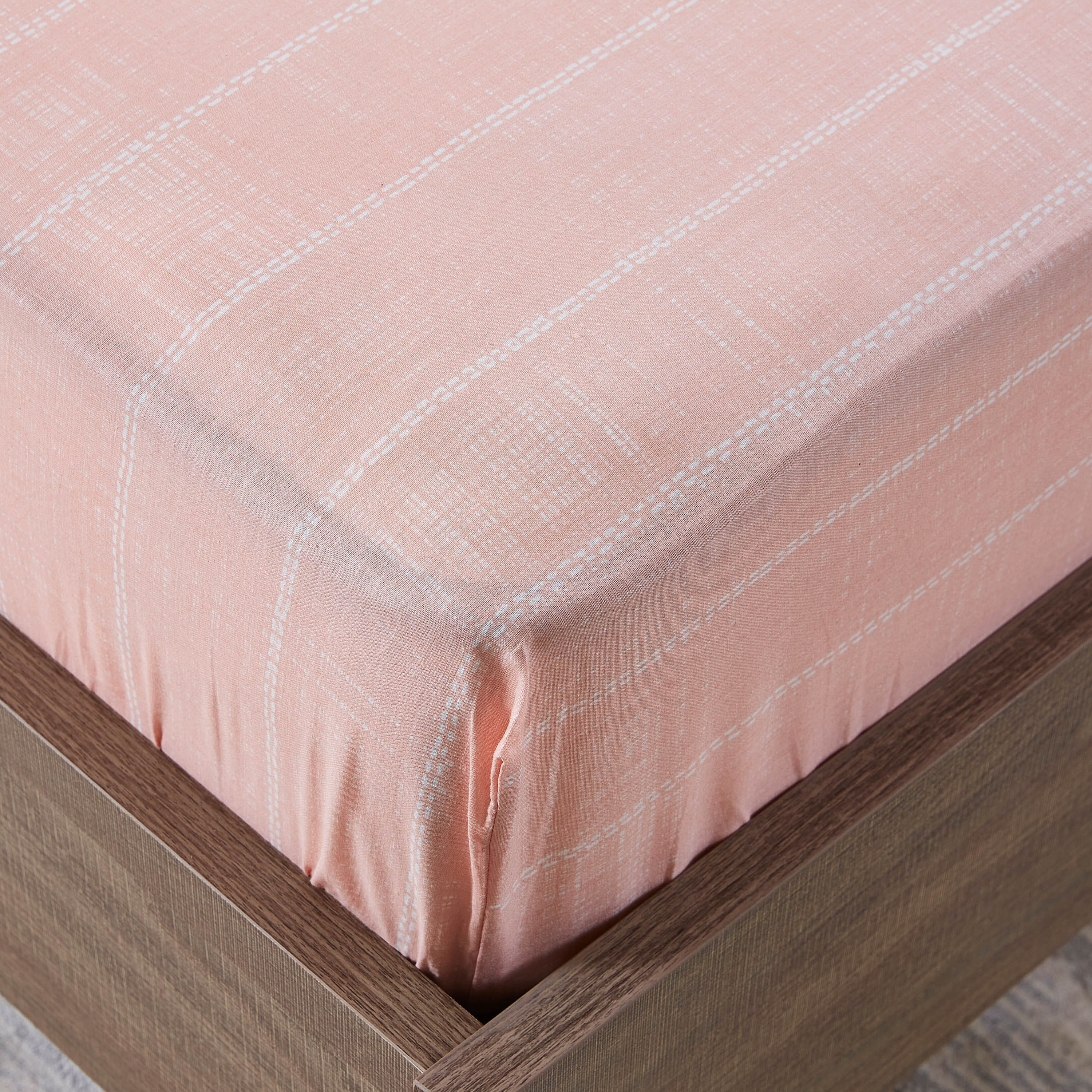 Paisley Queen Size Fitted Sheet - 150X200 cm-hbxhomeware-bedding-fittedsheets-image-3