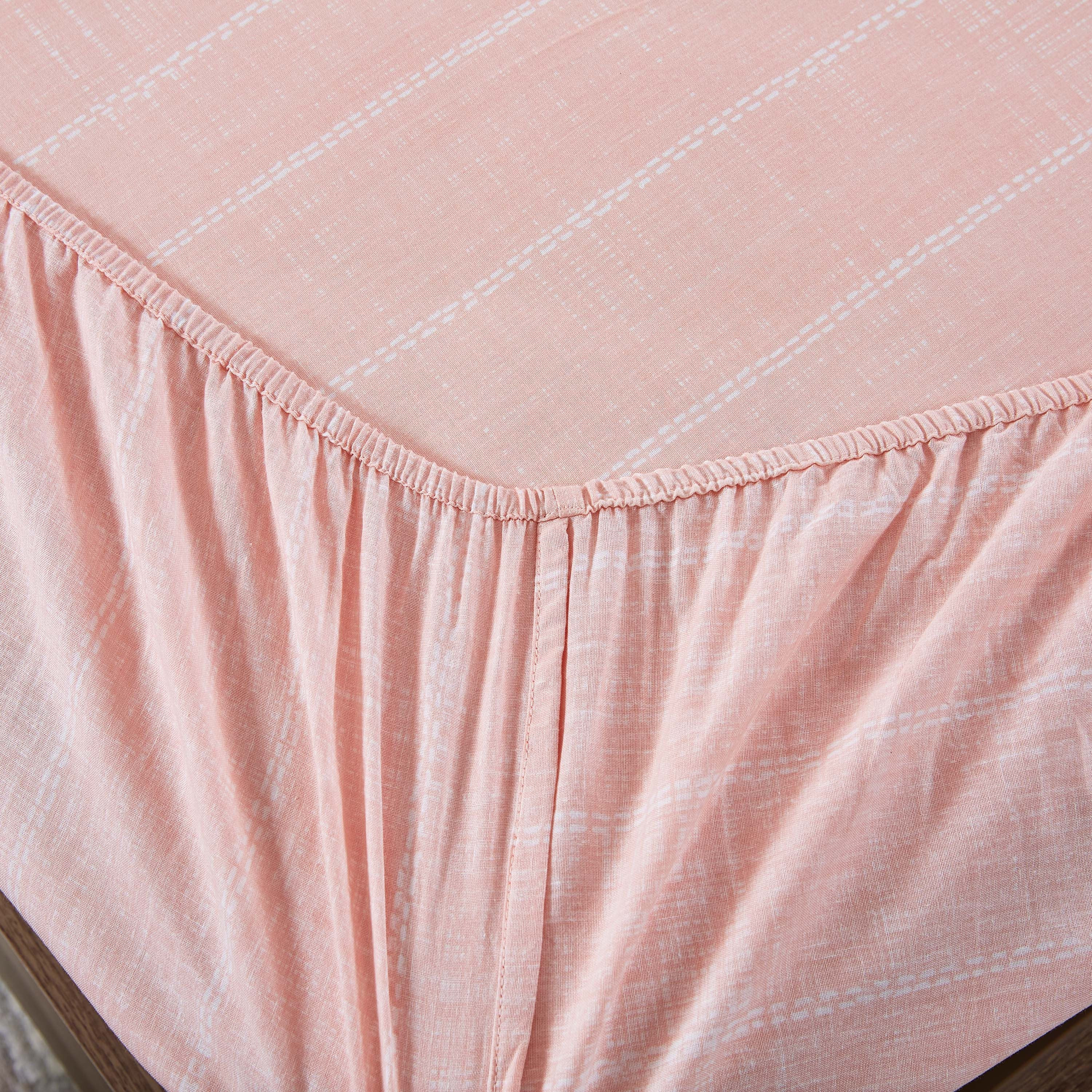 Paisley Queen Size Fitted Sheet - 150X200 cm-hbxhomeware-bedding-fittedsheets-image-4
