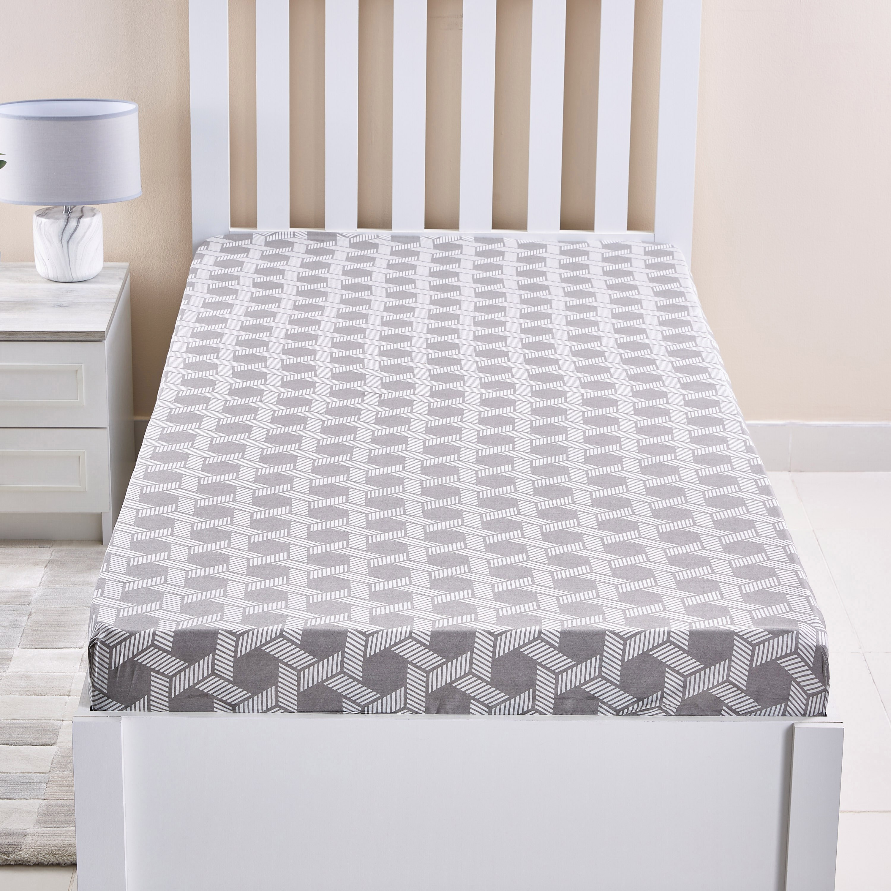 شرشف مطاطي فردي من فينس - 90x200 سم-hbxhomeware-hbxbedroom-image-1