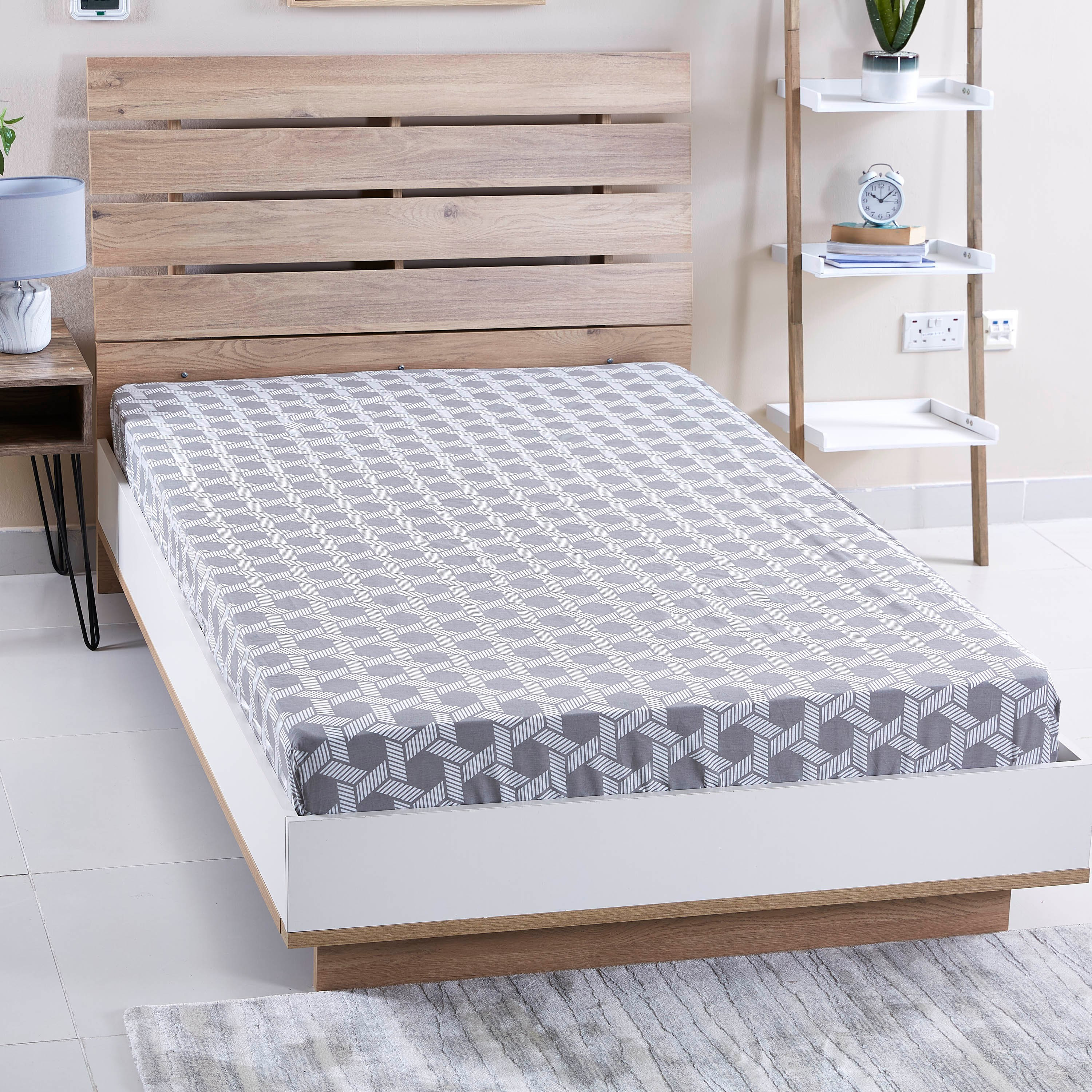 شرشف مطاطي مزدوج من فينس - 120x200 سم-hbxhomeware-hbxbedroom-image-1