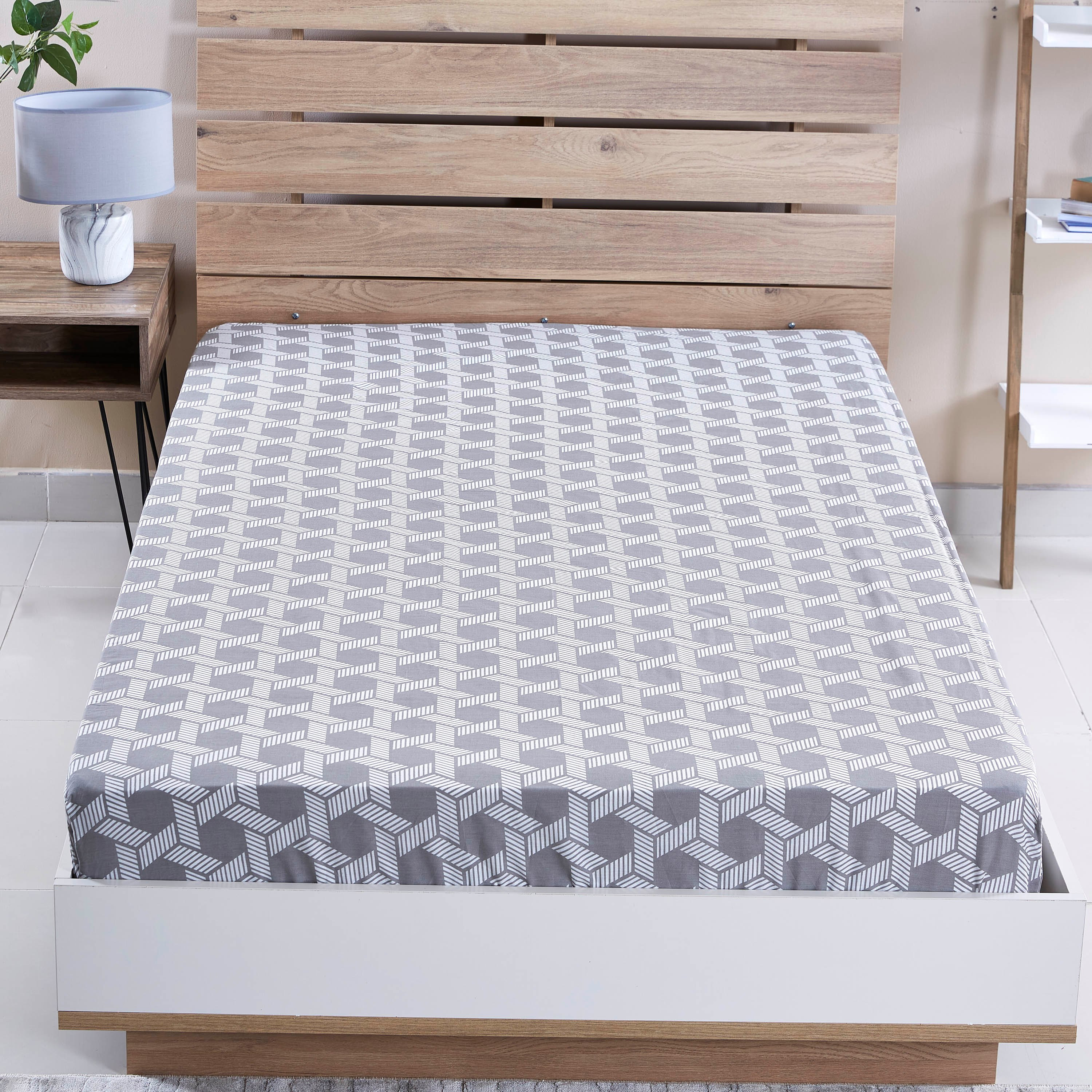 شرشف مطاطي مزدوج من فينس - 120x200 سم-hbxhomeware-hbxbedroom-image-2