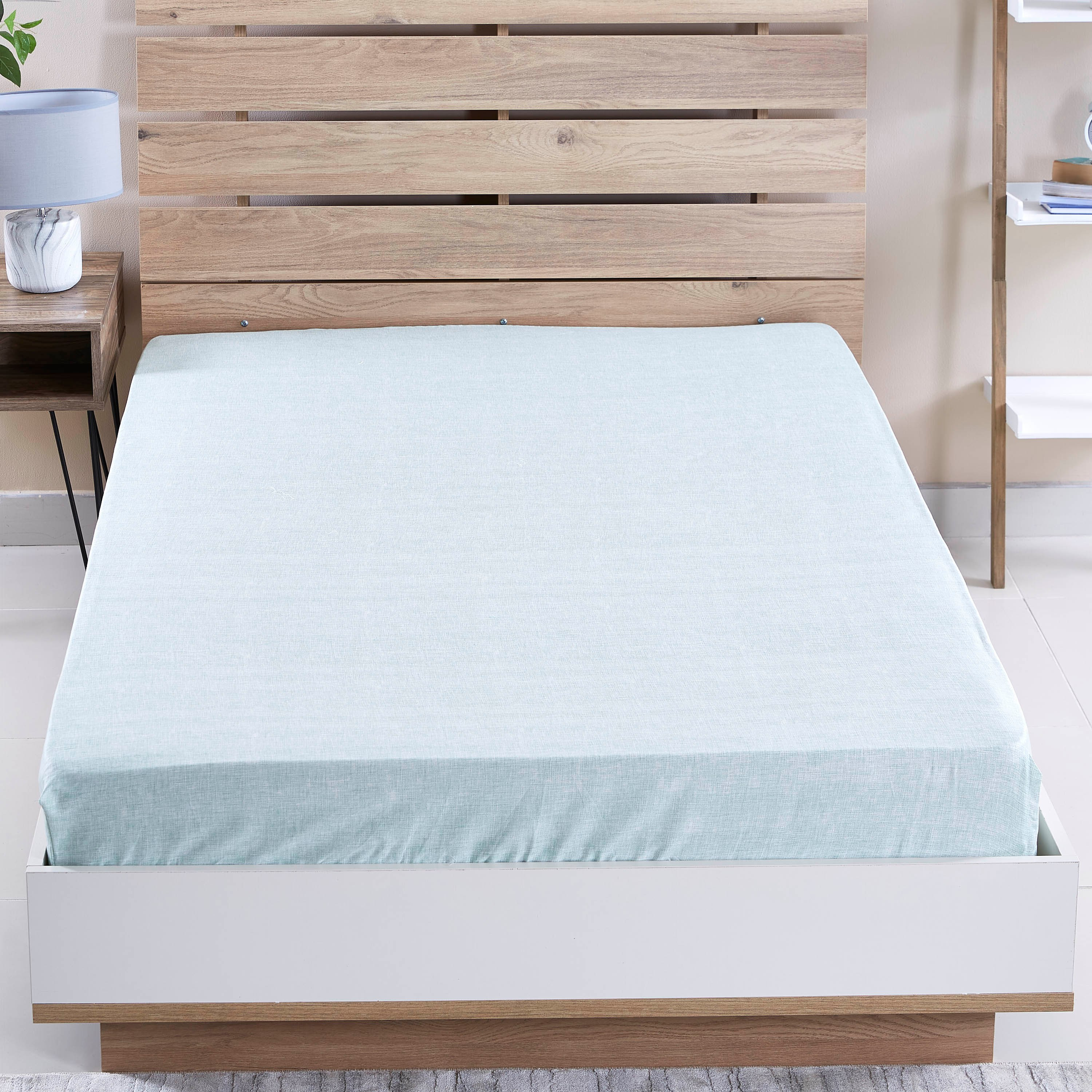 شرشف مطاطي مزدوج من أدلير- 120x200 سم-hbxhomeware-bedding-fittedsheets-image-2