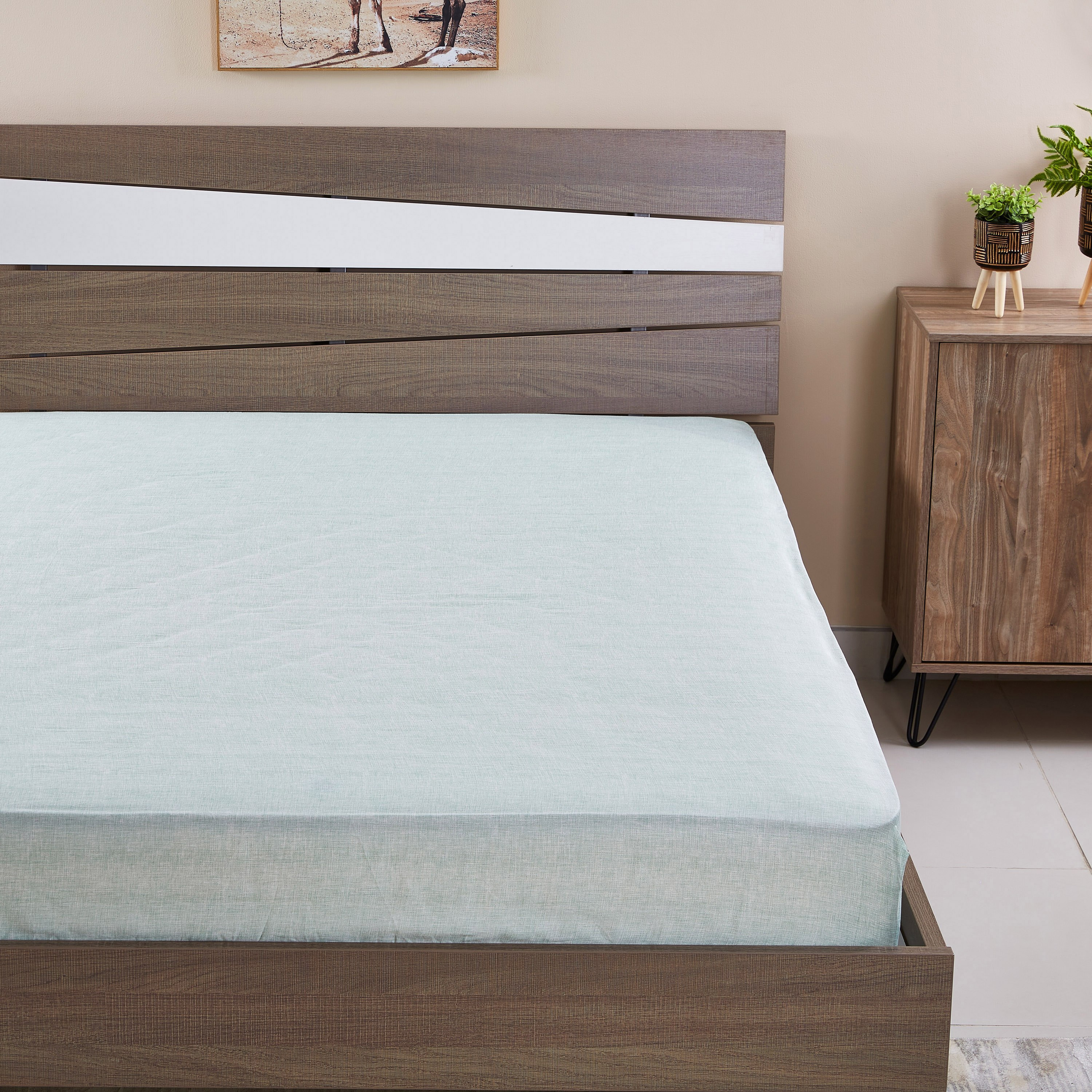 شرشف مطّاطي مقاس كينج من أدلير - 180x200 سم-hbxhomeware-hbxbedroom-image-2