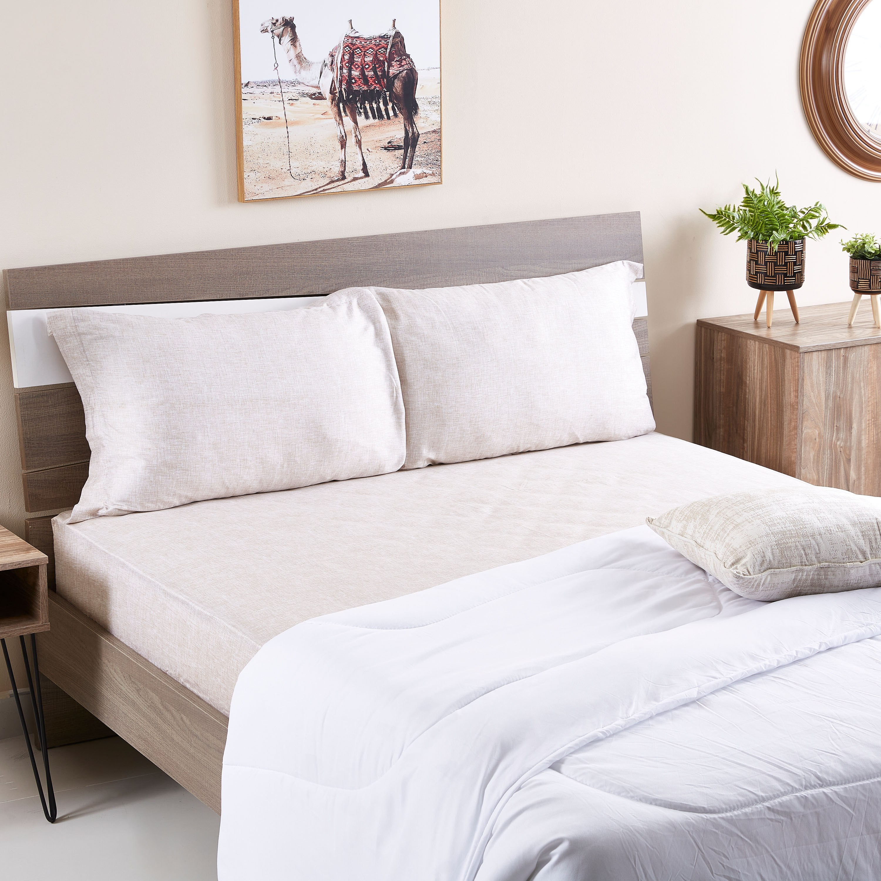شرشف مطاطي مقاس كوين من كلاوديا- 150x200 سم-hbxhomeware-hbxbedroom-image-6