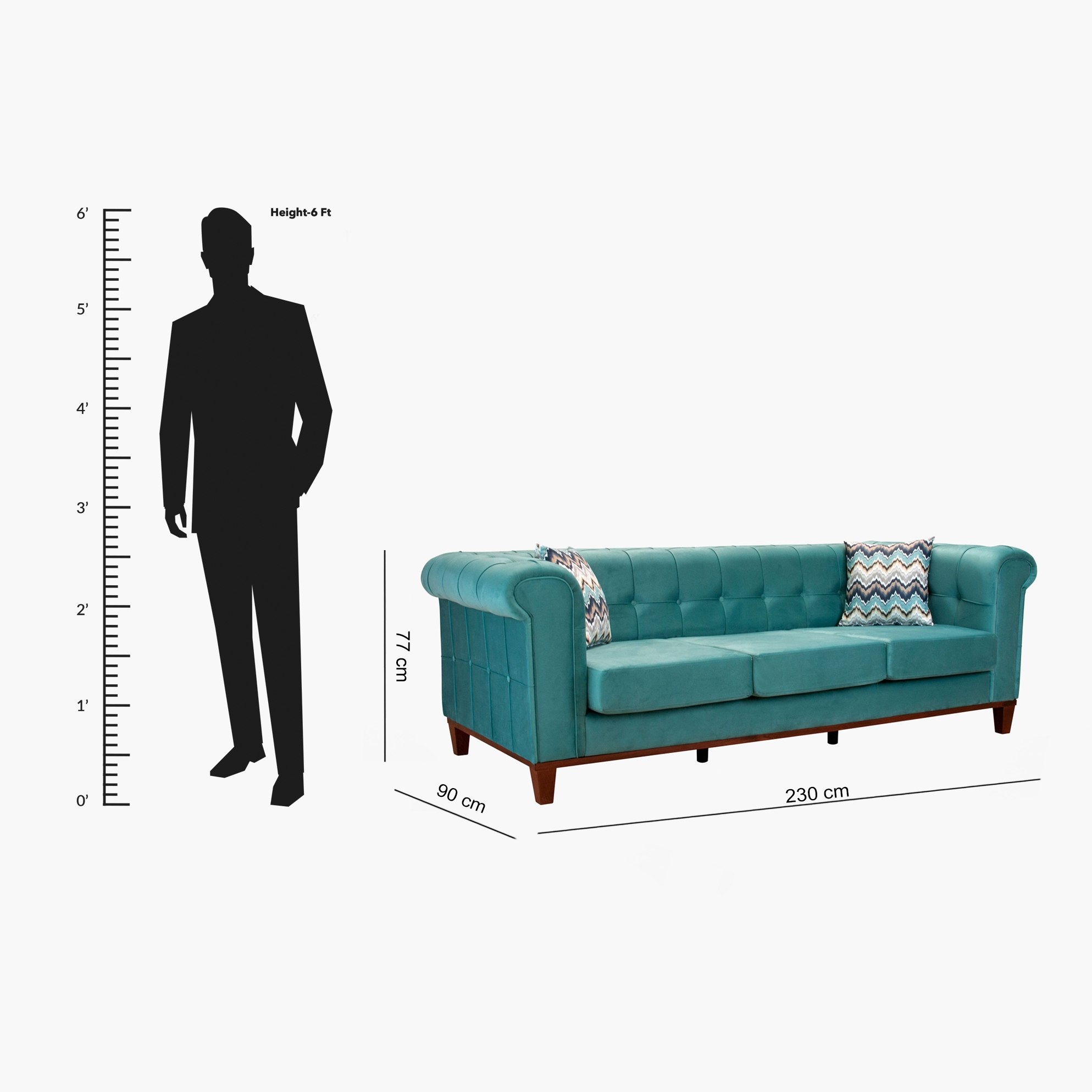 كنبة معنقدة 3 مقاعد ووسادتين من سابرينا-hbxlivingroom-sofasandarmchairs-sofas-image-7