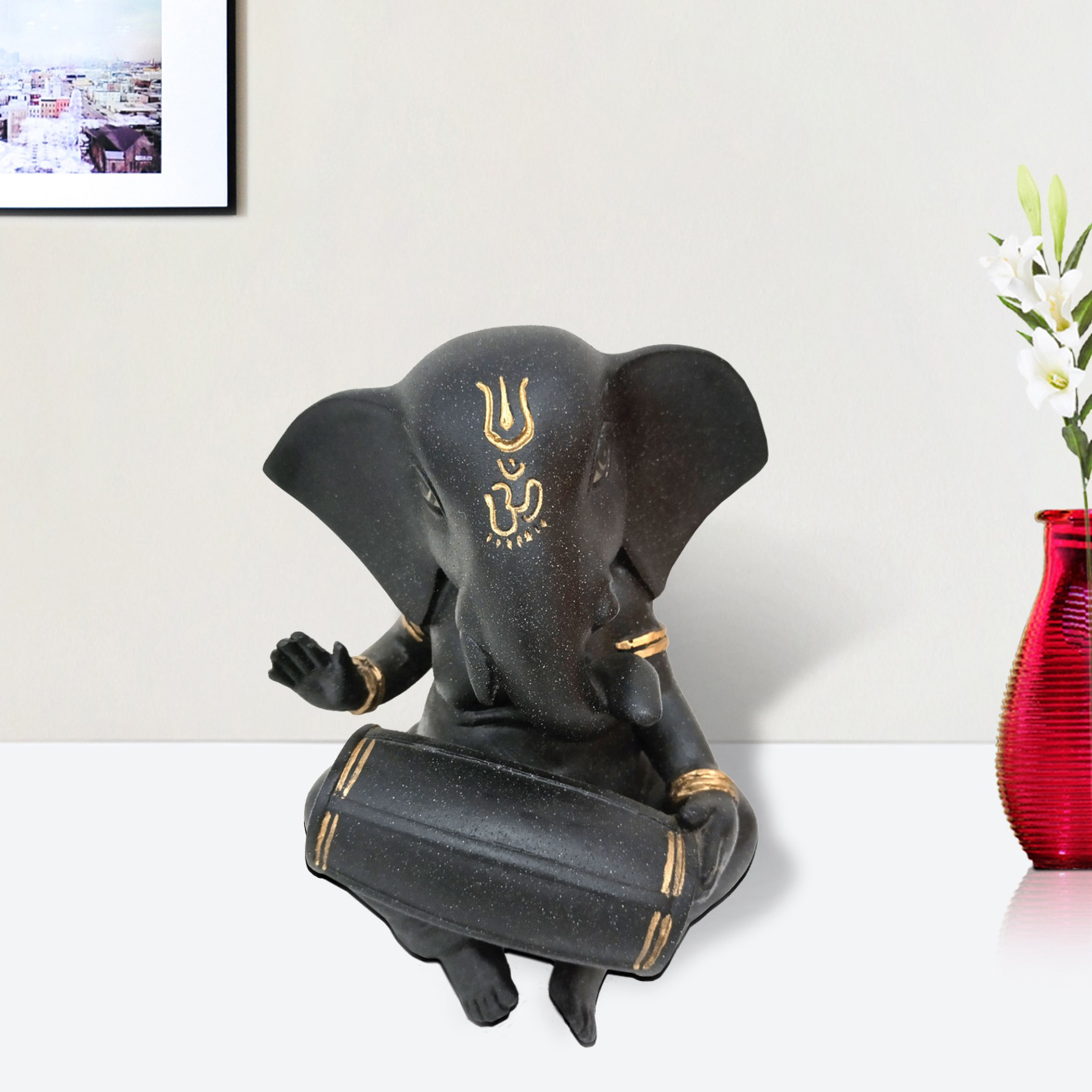تمثال جانيشا هارموني مع دولاك-hbxhomeware-homedecor-figurinesandornaments-image-1