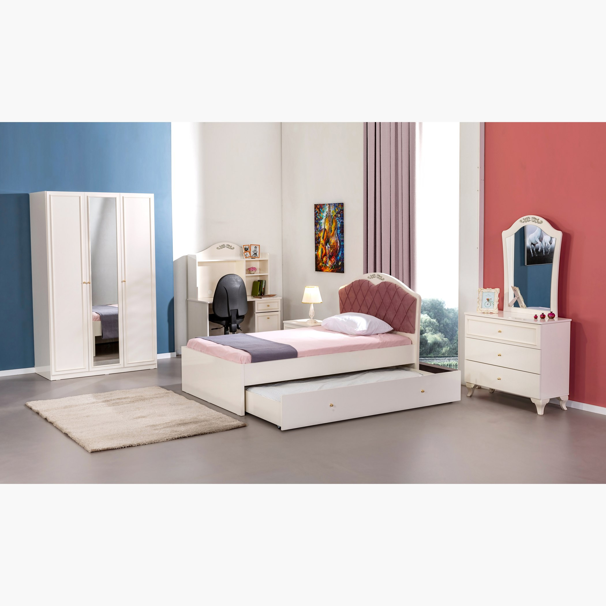 خزانة ملابس 3 أبواب بمرآة من إيزابيلا-hbxfurniture-wardrobes-image-4