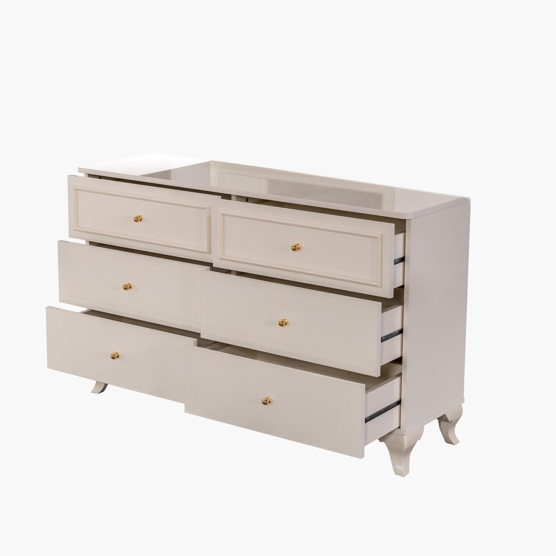 طاولة تزيين كبيرة 6 أدراج دون مرآة من إيزابيلا-hbxfurniture-bedroom-dressersandmirrors-image-3