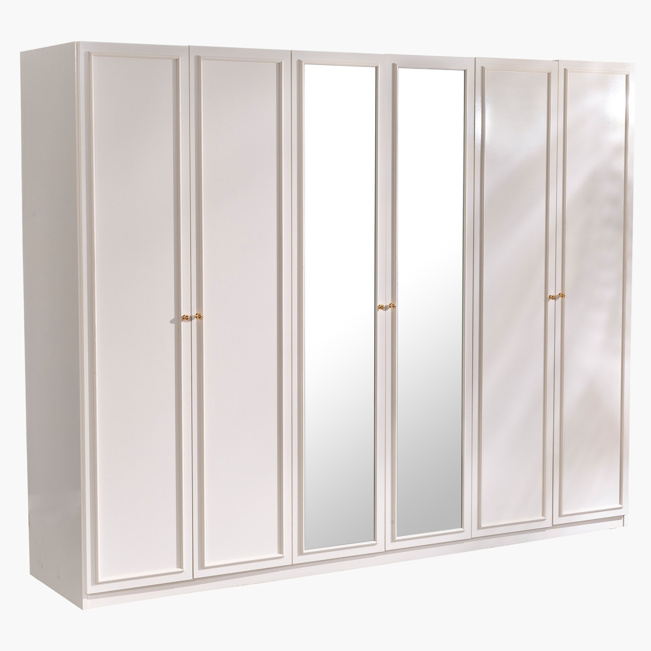 خزانة ملابس ب6 أبواب مع مرآة من إزابيلا-hbxfurniture-wardrobes-image-1