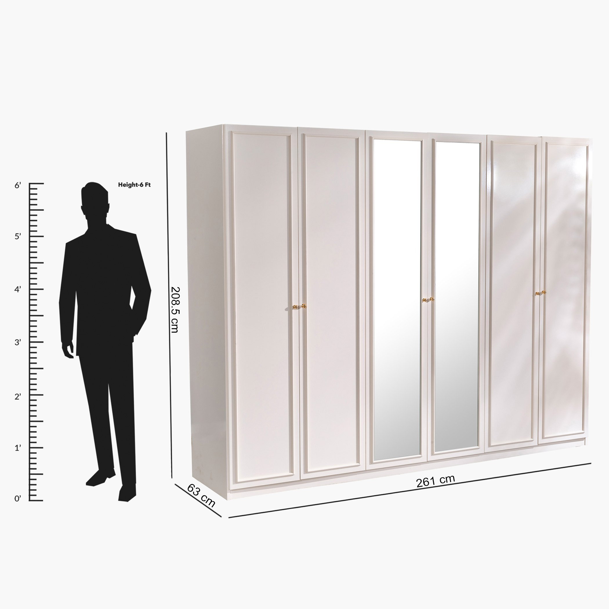 خزانة ملابس ب6 أبواب مع مرآة من إزابيلا-hbxfurniture-wardrobes-image-8
