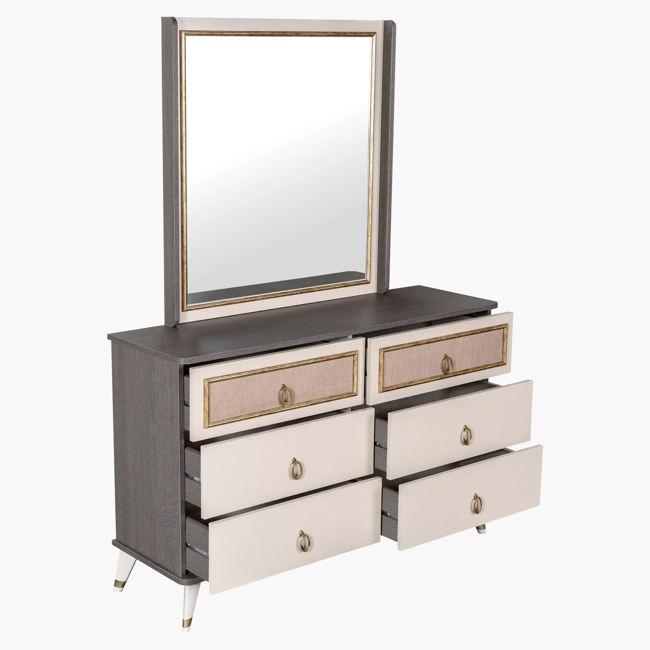 طقم غرفة نوم كينج 5 قطع من كانساس- 180X200 سم-hbxbedroom-bedsandbedsets-bedroomsets-king-image-6
