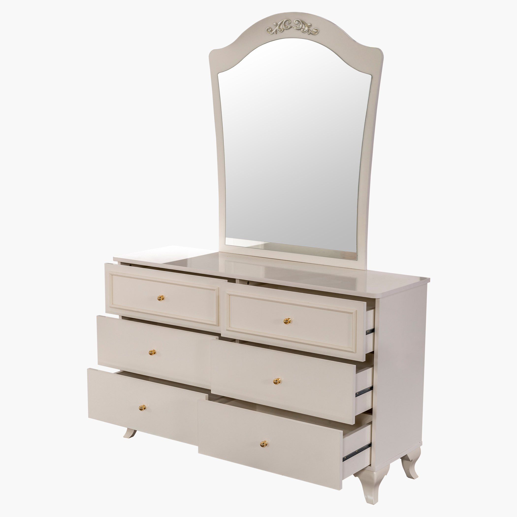 مرآة دون طاولة تزيين كبيرة 6 أدراج من إيزابيلا-hbxfurniture-bedroom-dressersandmirrors-image-4