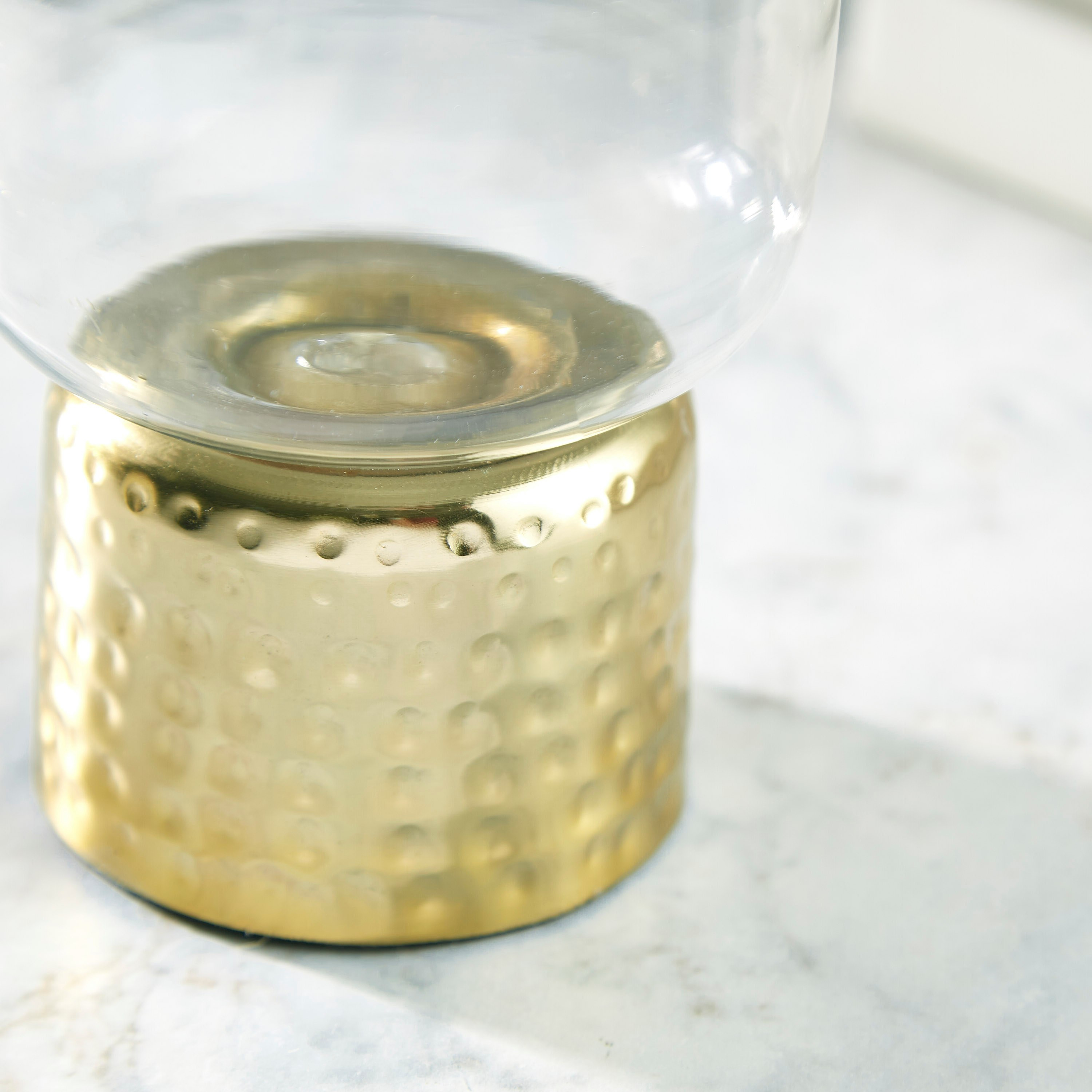 حامل شموع من المعدن والزجاج من نيسا - 17 سم-hbxlivingroom-decorandaccessories-candleholders-image-3