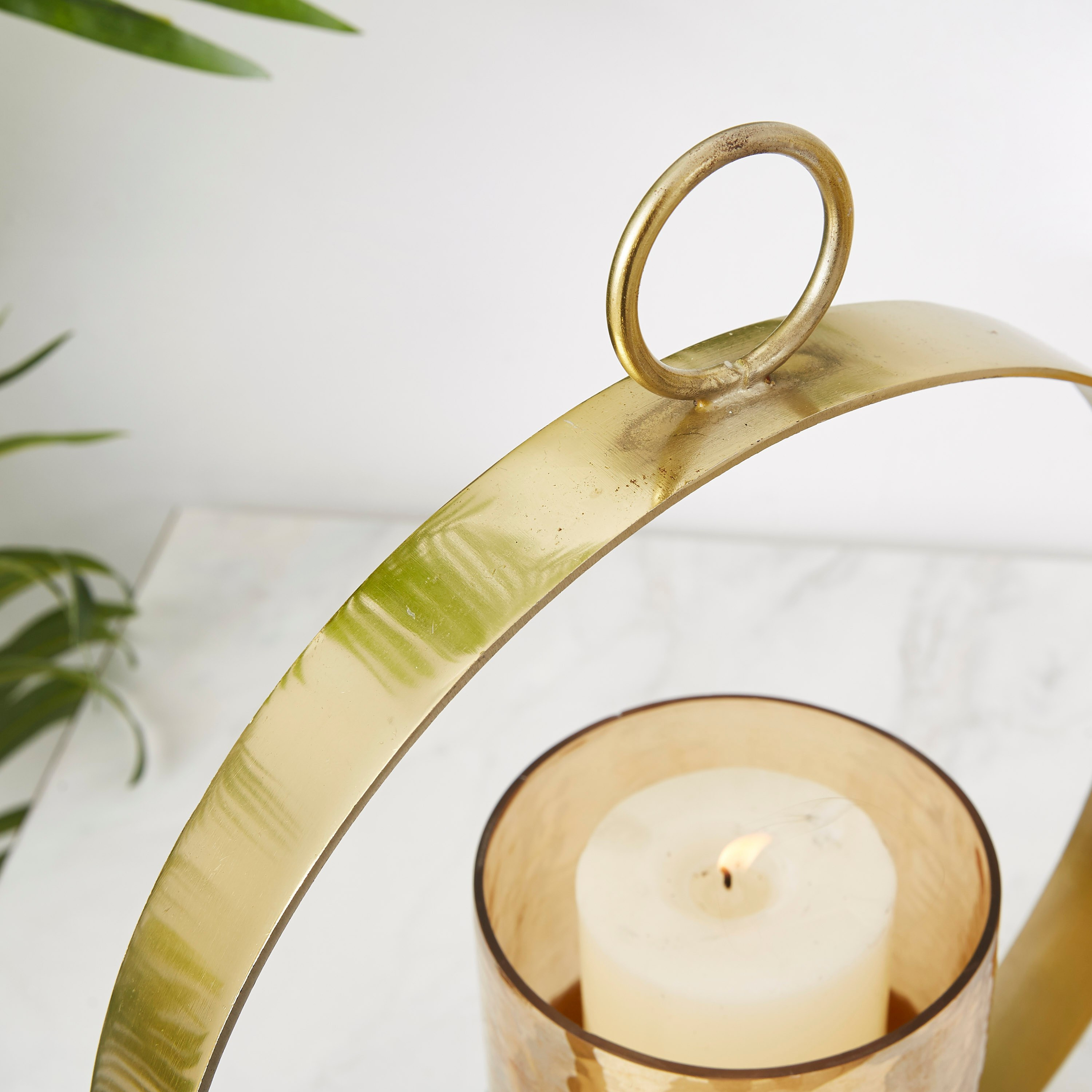 حامل شموع من المعدن والزجاج من إيفانا - 31 سم-hbxlivingroom-decorandaccessories-candleholders-image-4