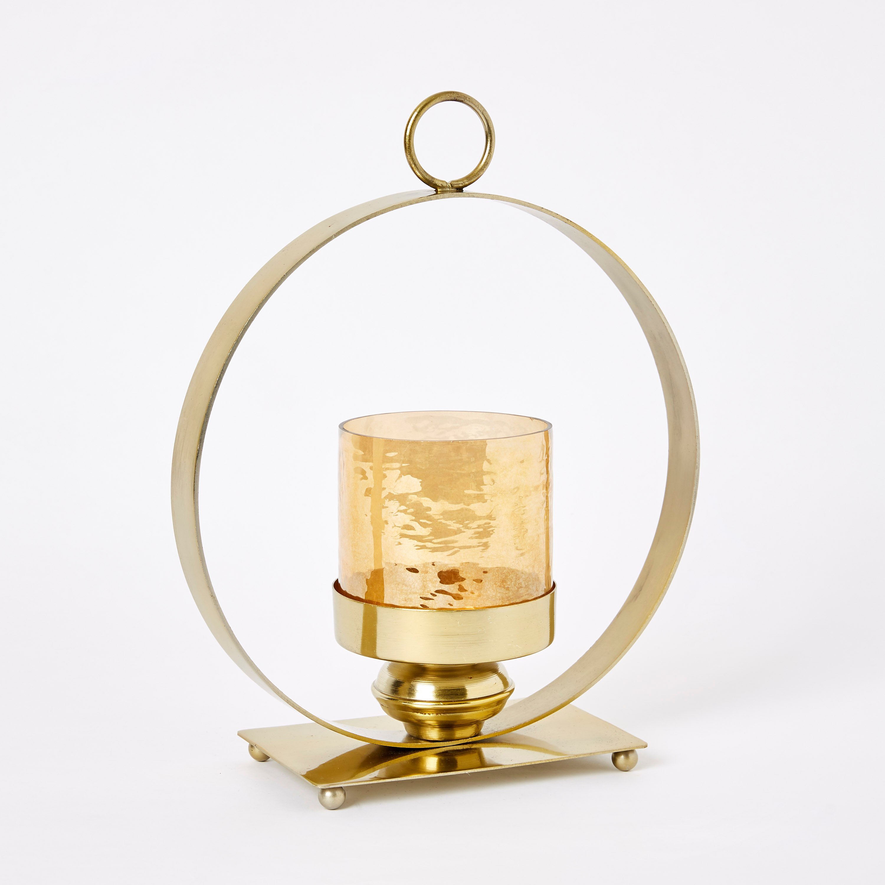 حامل شموع من المعدن والزجاج من إيفانا - 31 سم-hbxlivingroom-decorandaccessories-candleholders-image-6