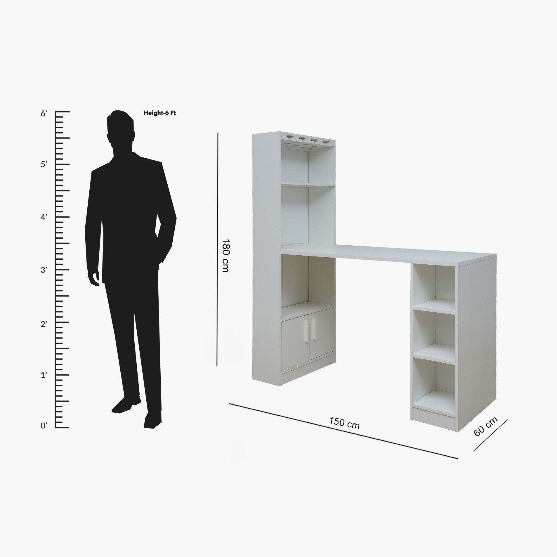 Halmstad Bar Unit with 2-Doors-hbxfurniture-diningroom-barcountersandbarstools-image-5