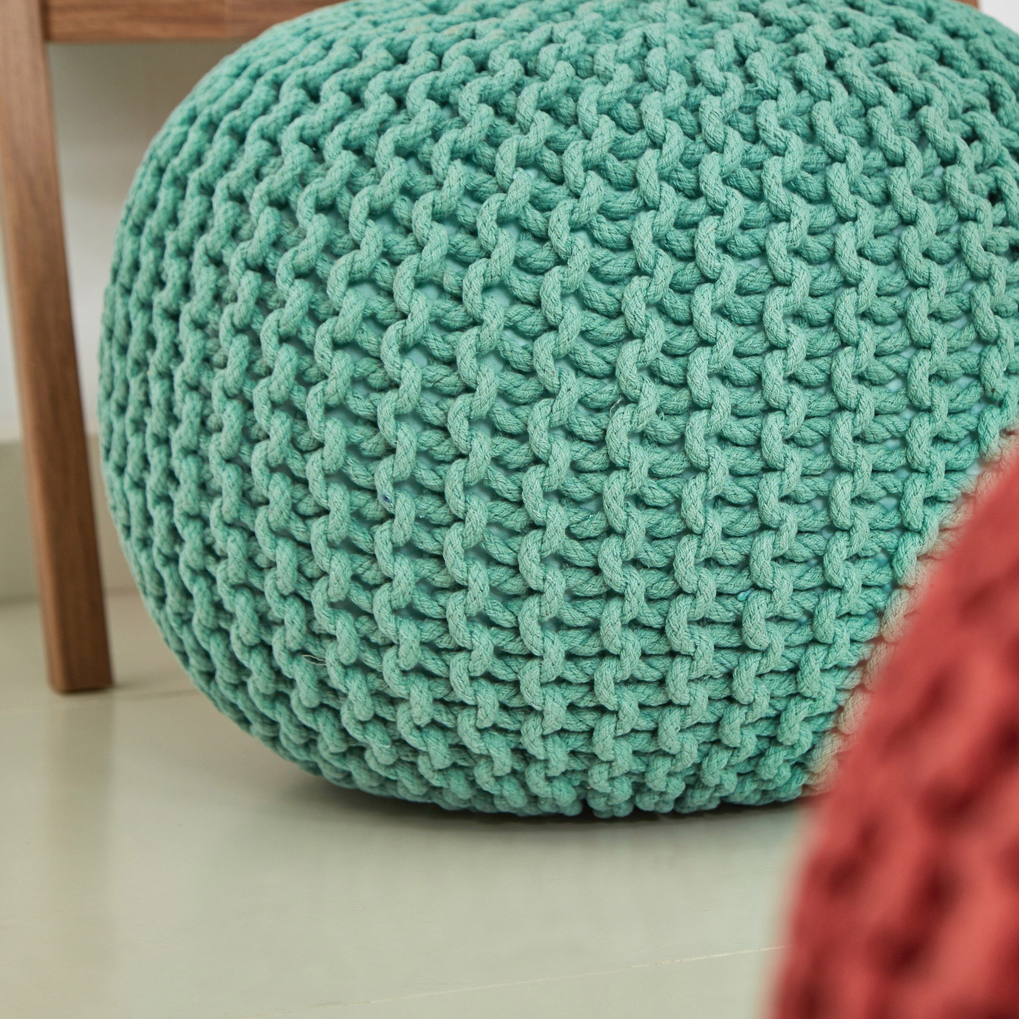 مقعد بوف منسوج يدويًا من جرايس - 50 سم-hbxlivingroom-sofasandarmchairs-ottomansandfootstools-image-2