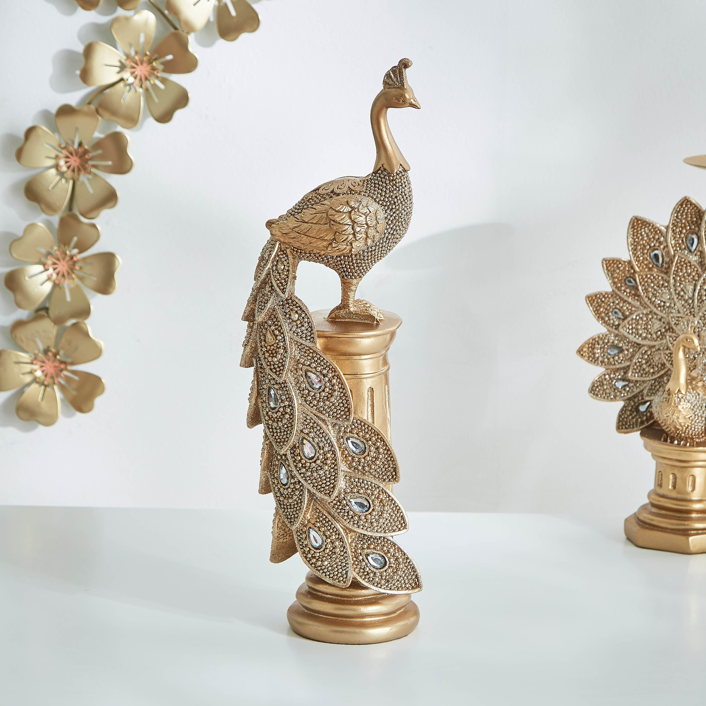 تمثال طاووس على الفرخ بولسيرين من كوينتين-hbxhomeware-homedecor-figurinesandornaments-image-1