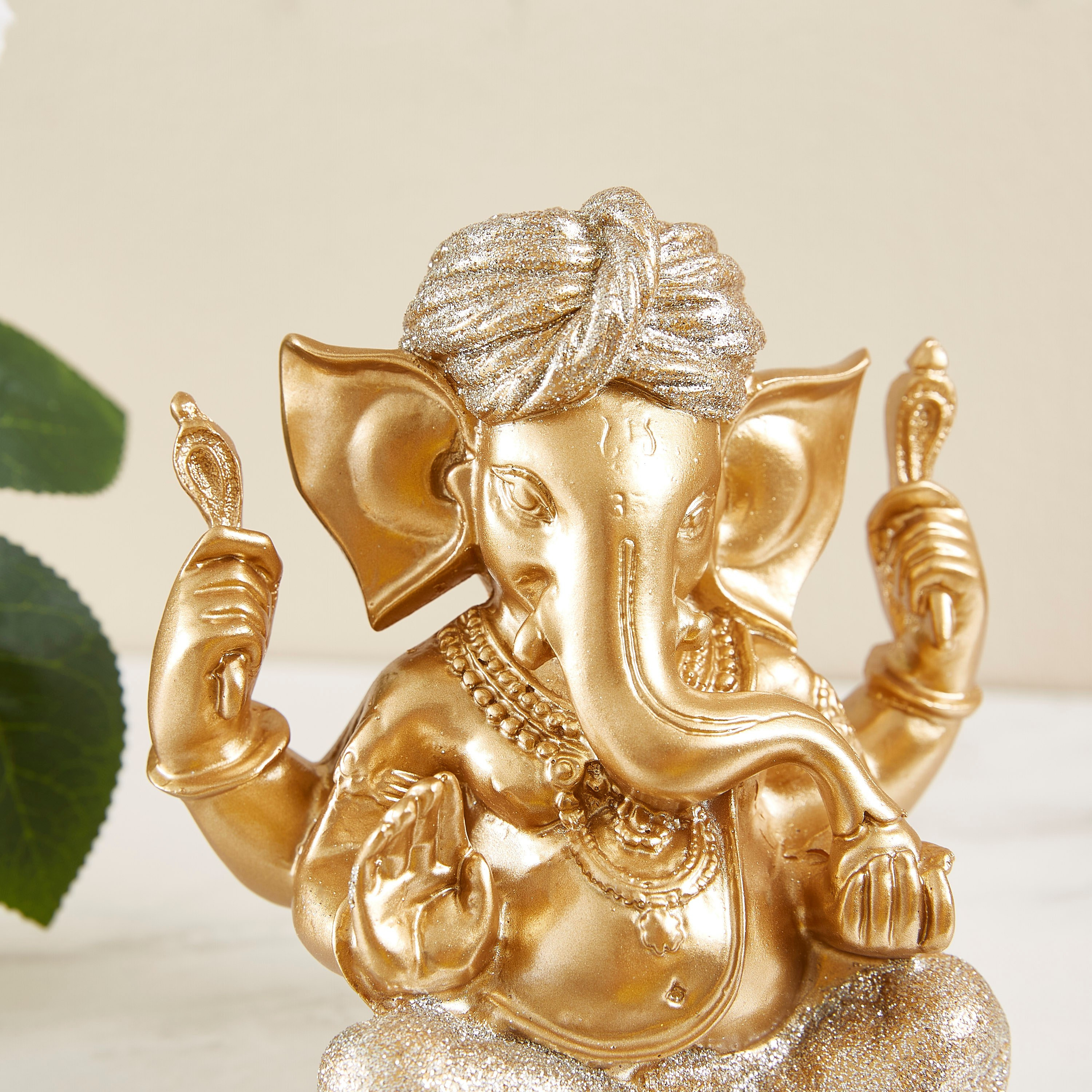 تمثال غانيشا مزيّن جالس بولسيرين - كيونتين-hbxhomeware-homedecor-figurinesandornaments-image-3