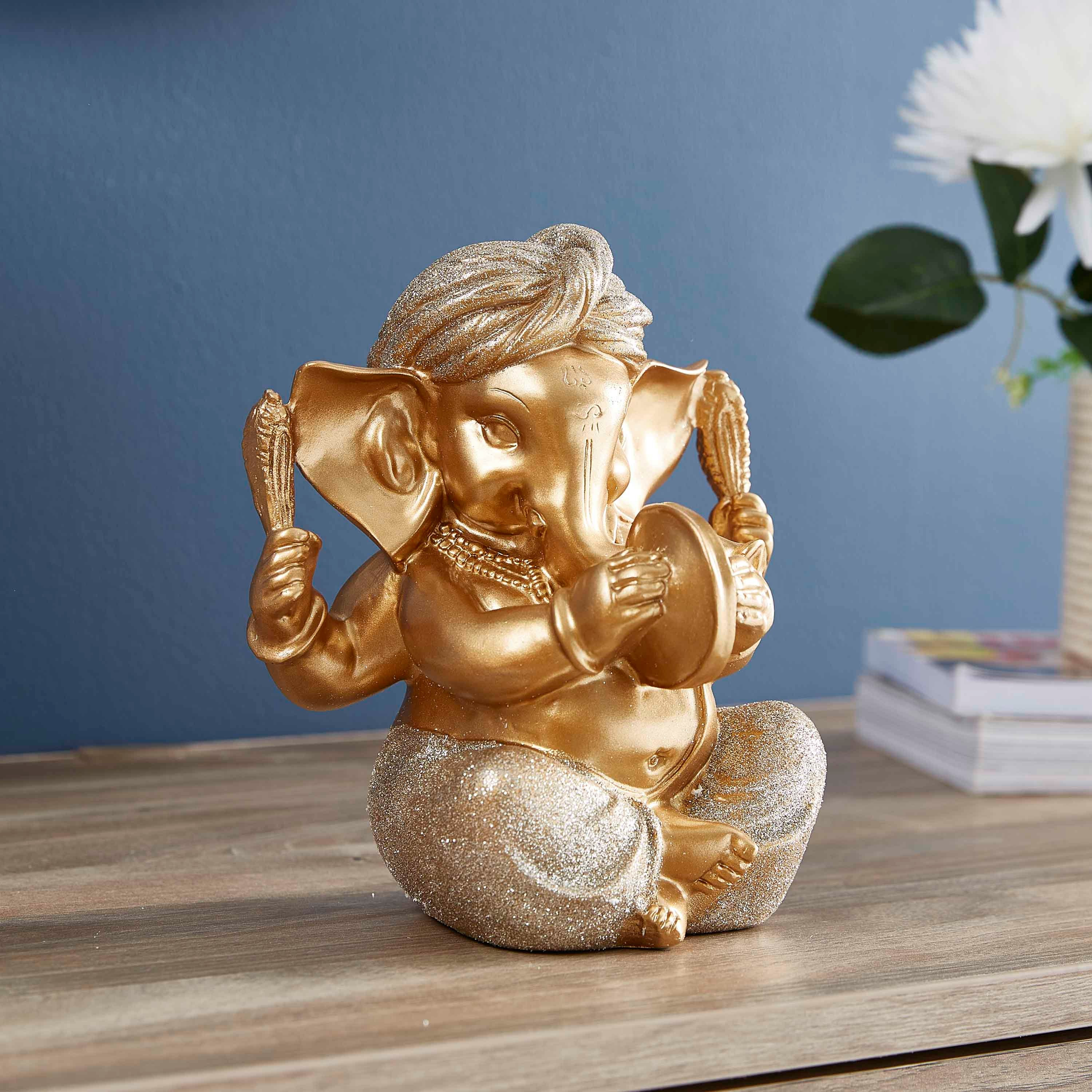 تمثال غانيشا مزيّن يلعب بآلة بولسيرين - كيونتين-hbxhomeware-homedecor-figurinesandornaments-image-1