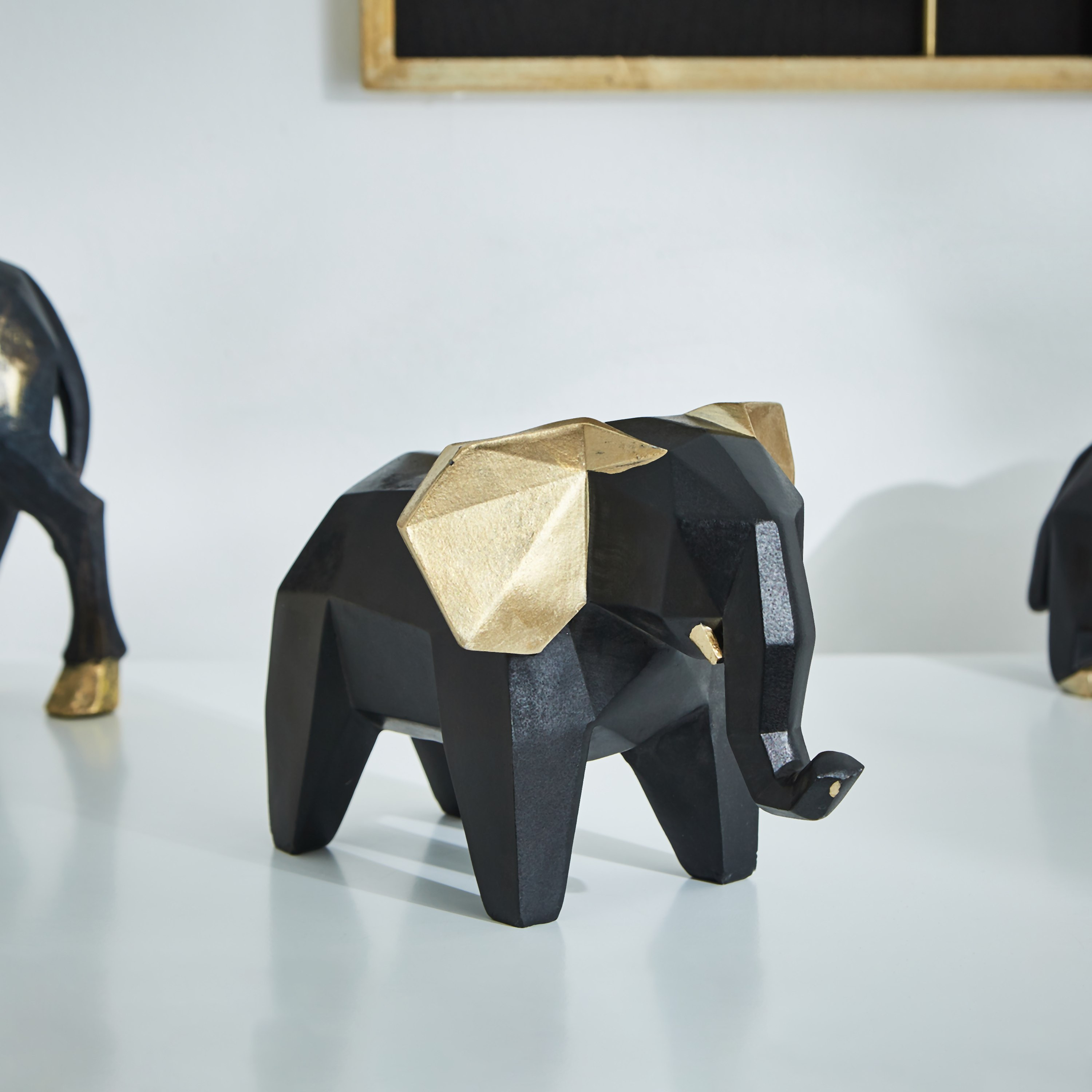 تمثال فيل متعدد الأوجه بولي ريزين من كوينتين-hbxhomeware-homedecor-figurinesandornaments-image-1