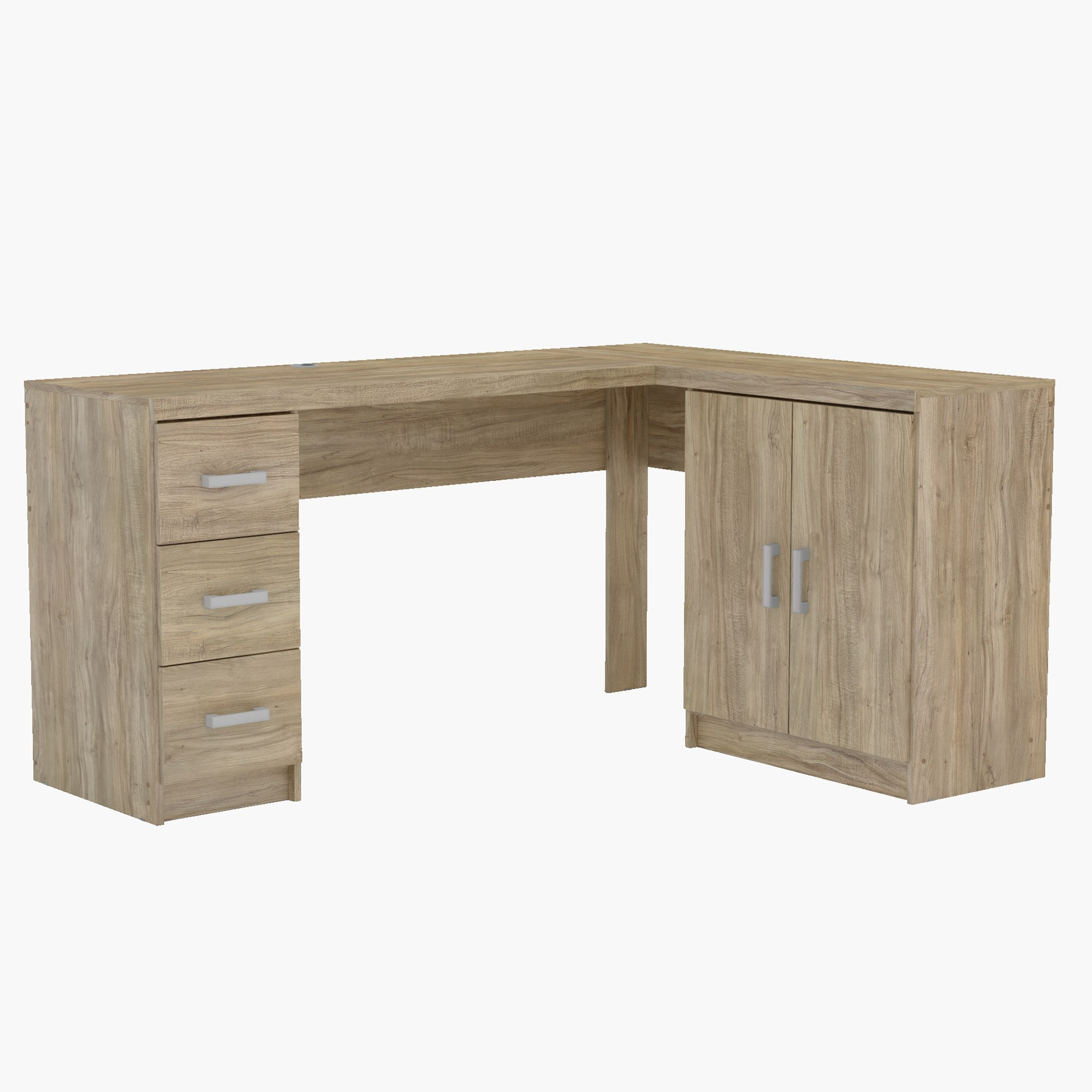 مكتب دراسة ركني ببابين و3 أدراج من اسبانا-hbxfurniture-office-desks-image-4