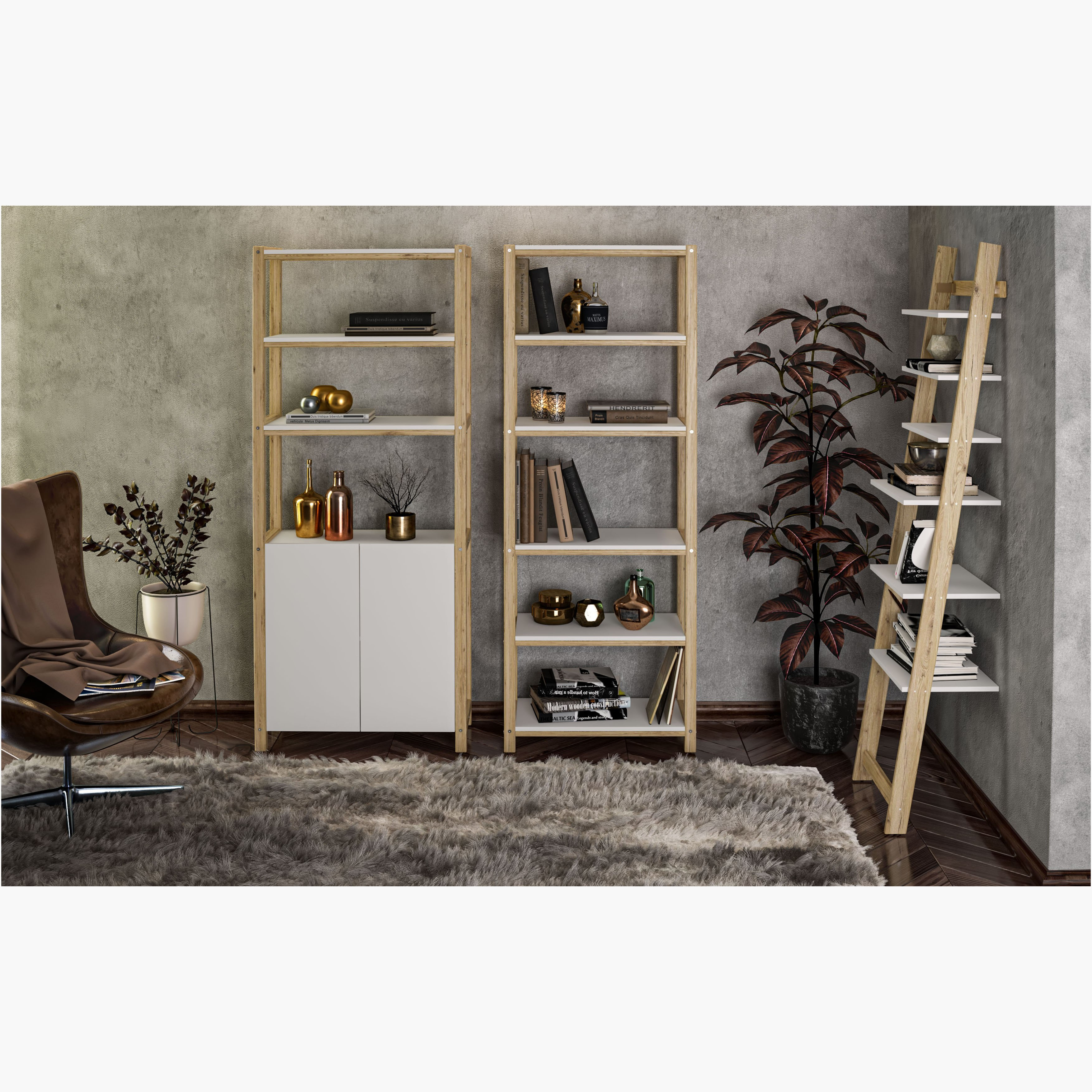 حامل حائط 6 طبقات من أدلير-hbxfurniture-office-bookcases-image-9