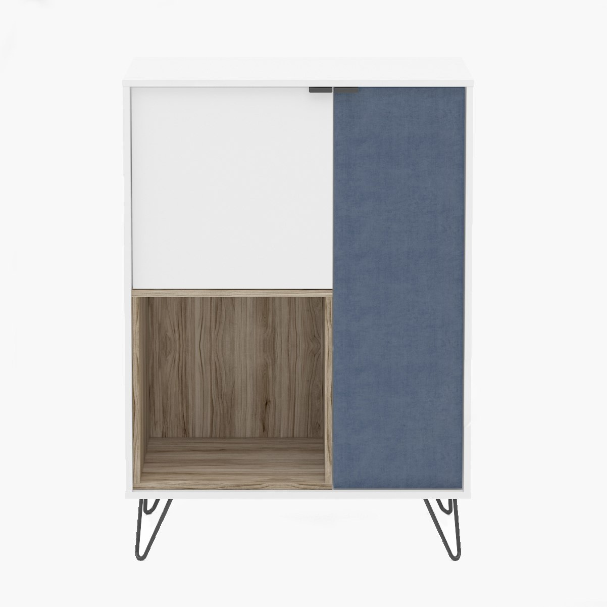 خزانة متعددة الاستخدامات ببابين من كايمان-hbxfurniture-diningroom-buffetsandsideboards-image-3
