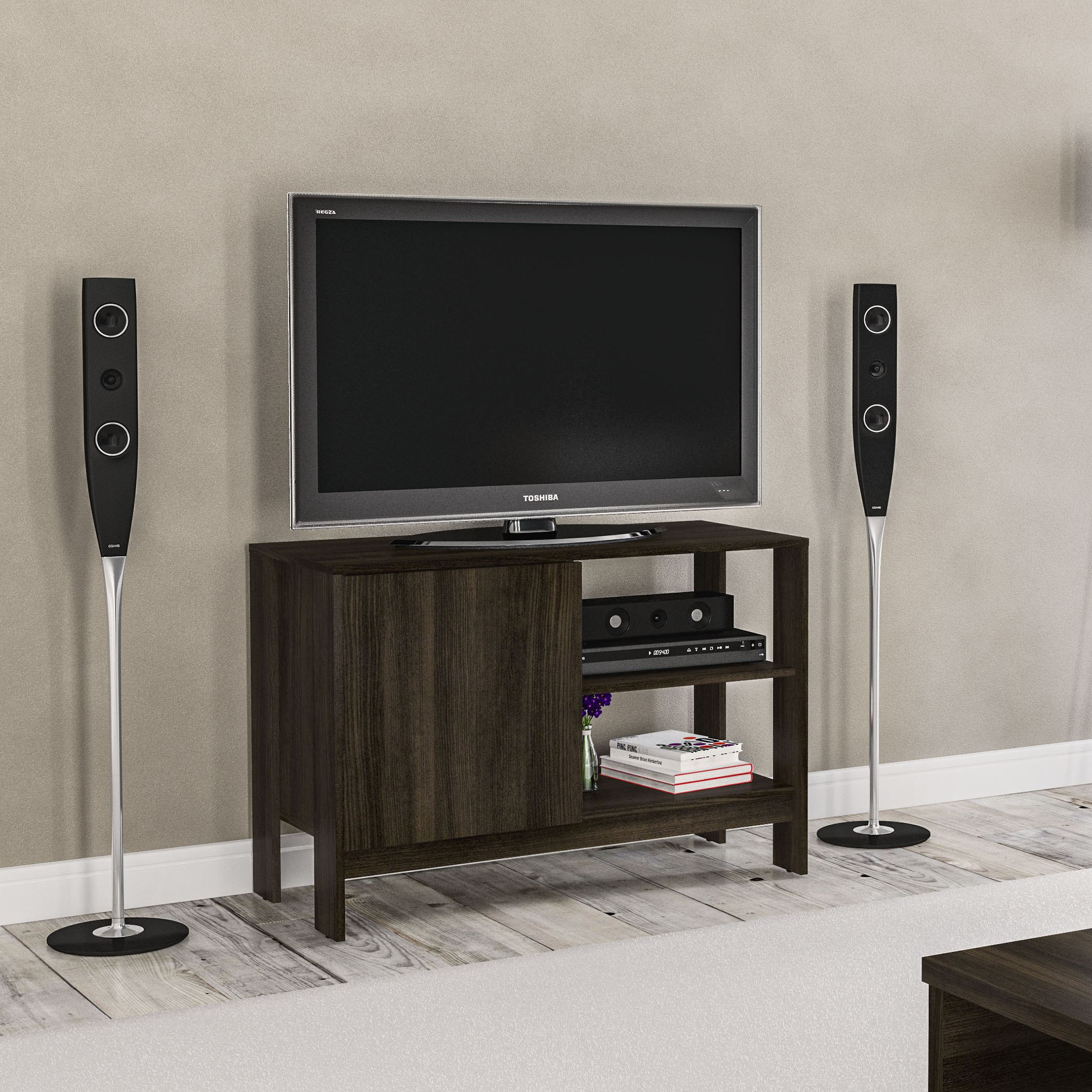 وحدة تلفزيون منخفضة بباب واحد لأجهزة التلفاز حتي 40 بوصة من أوروغواي-hbxlivingroom-mediaunitsandstorage-tvunits-image-1