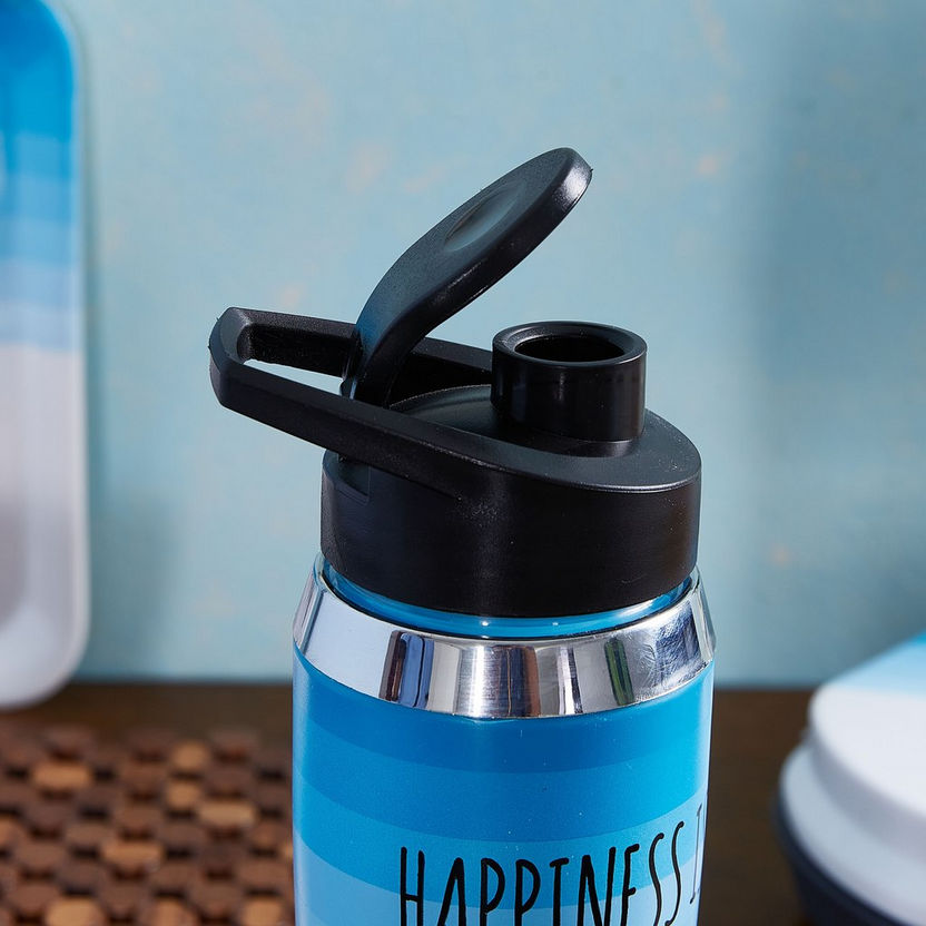 Happiness Printed Water Bottle - 1 L-Water Bottles and Jugs-image-1