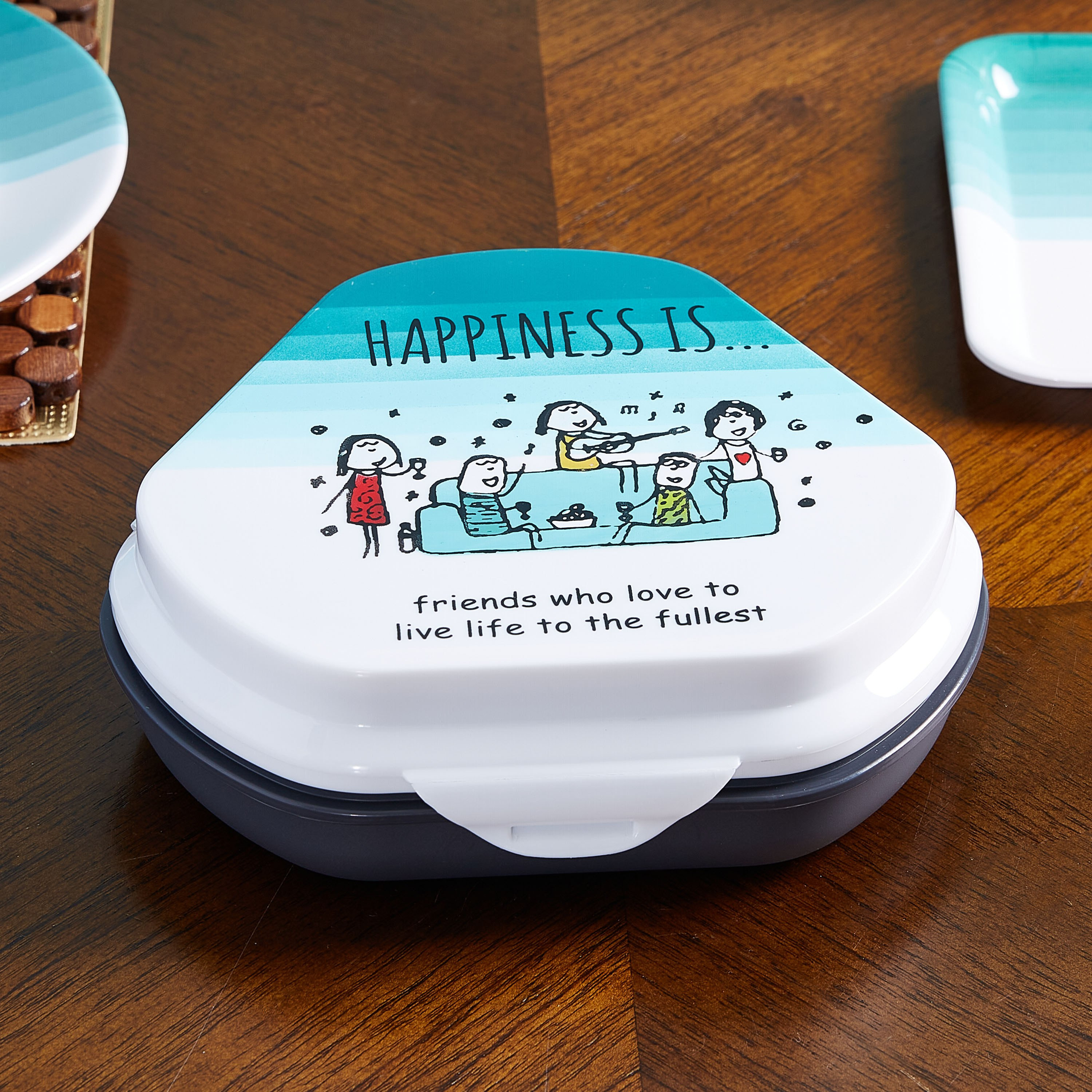 Happiness Printed Hunger Box-hbxhomeware-hbxkitchen-image-1