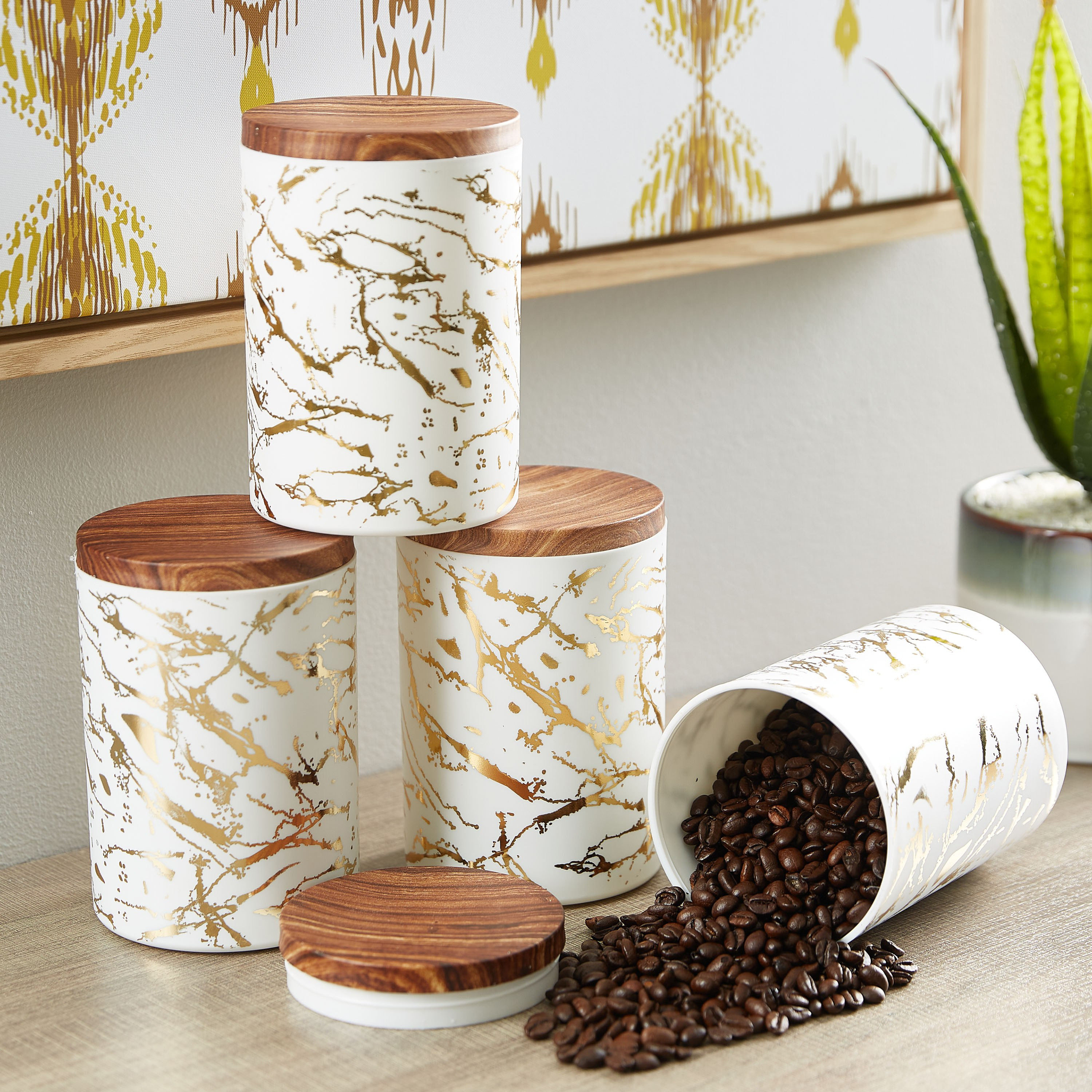 Orchid Marble 4-Piece Food Storage Containers - 1 L-hbxhomeware-hbxkitchen-image-4