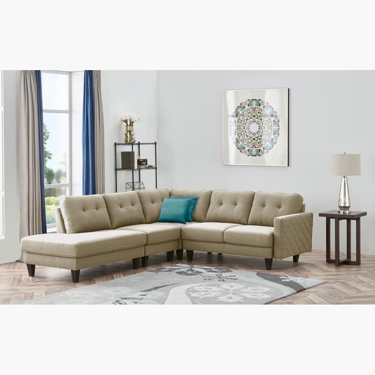 كنبة قماشيّة ركنيّة يسار مع وسادتين من سكاي-hbxlivingroom-sofasandarmchairs-sofas-image-1
