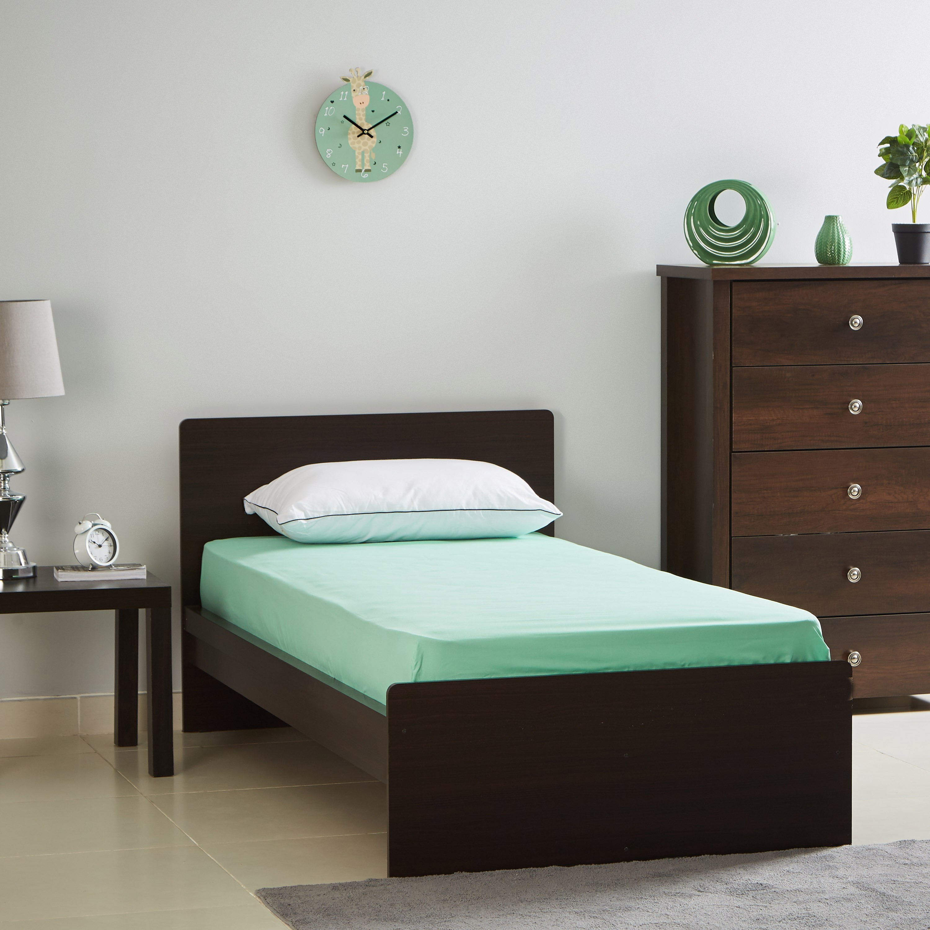 شرشف مطّاطي سادة مقاس فردي مايكرو فايبر من بيلا - 90x200 سم-hbxhomeware-hbxbedroom-image-5