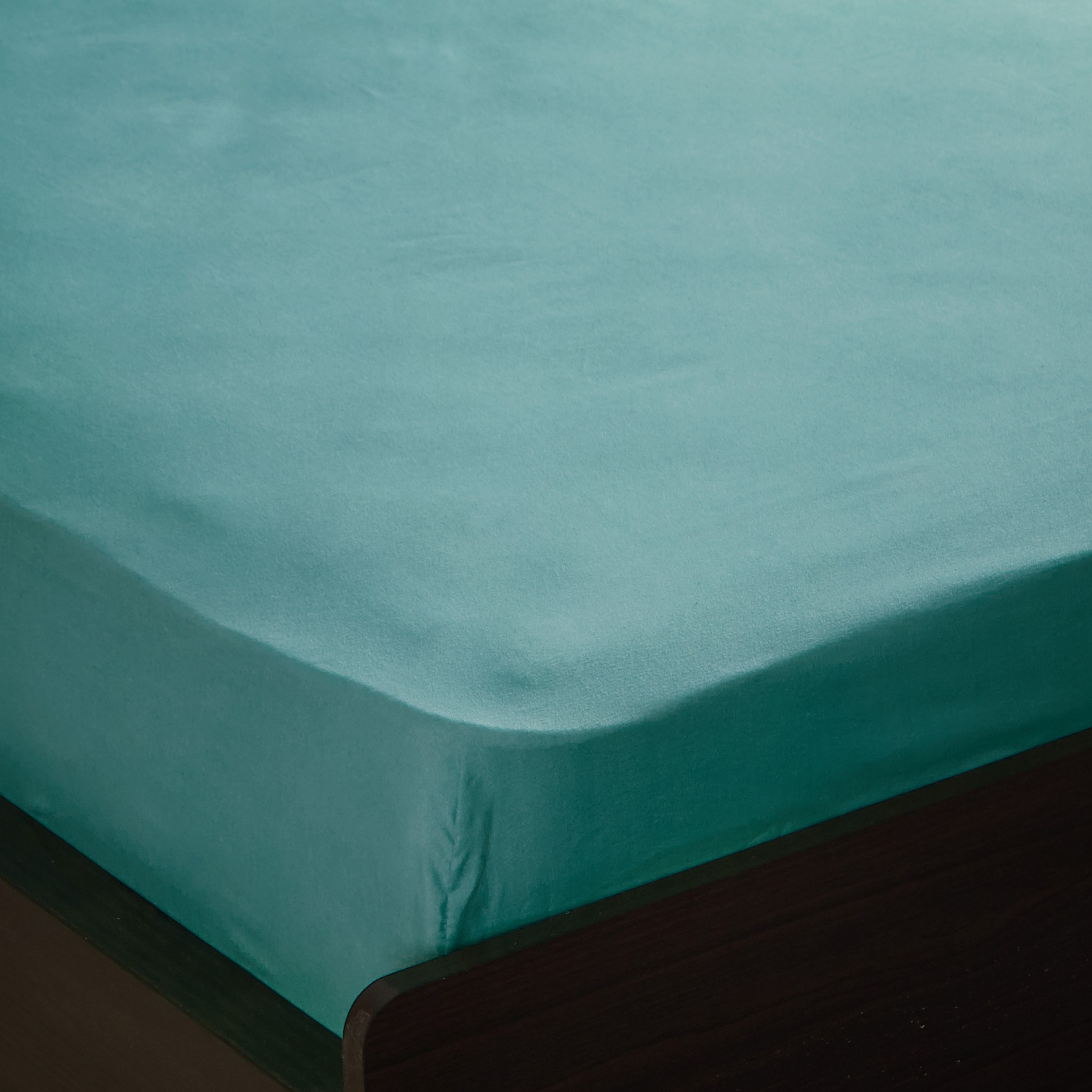 Bella Microfiber Single Sized Solid Fitted Sheet - 90x200 cm-hbxhomeware-hbxbedroom-image-3