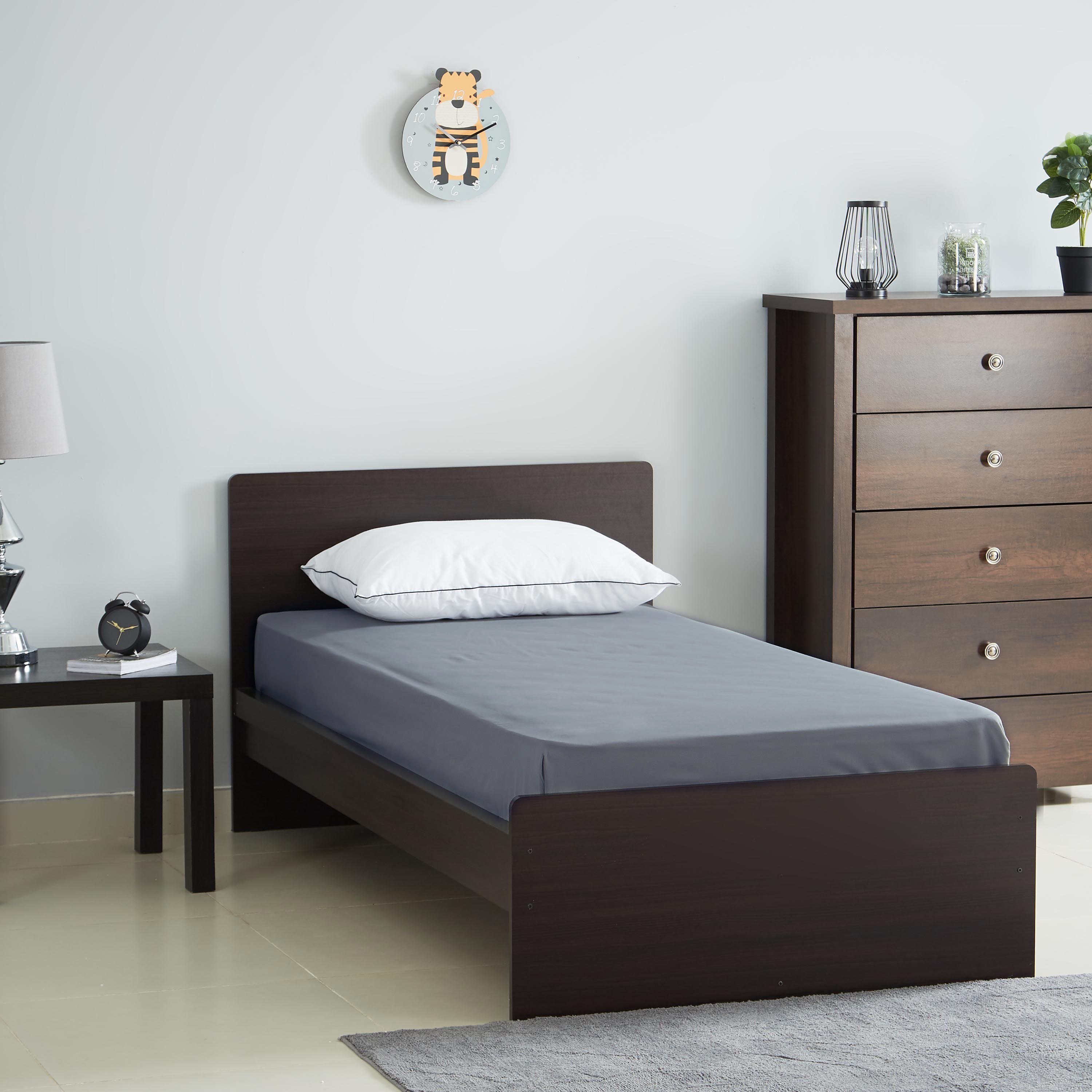 شرشف مطّاطي سادة مقاس فردي مايكرو فايبر من بيلا - 90x200 سم-hbxhomeware-hbxbedroom-image-5