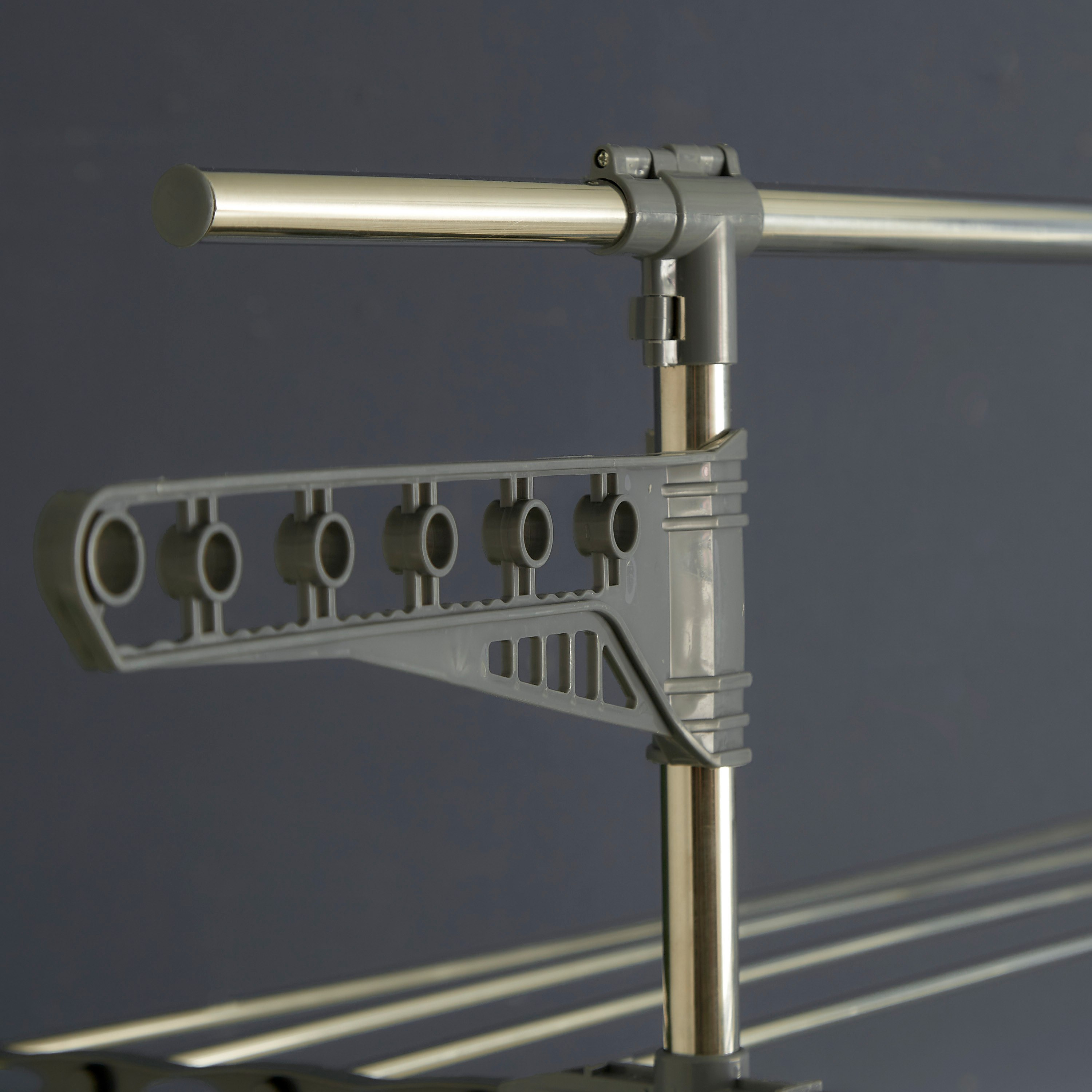 مجفف ملابس من دين - 140x65x170 سم-hbxhomeware-bathandlaundry-clothesdryingracks-image-2