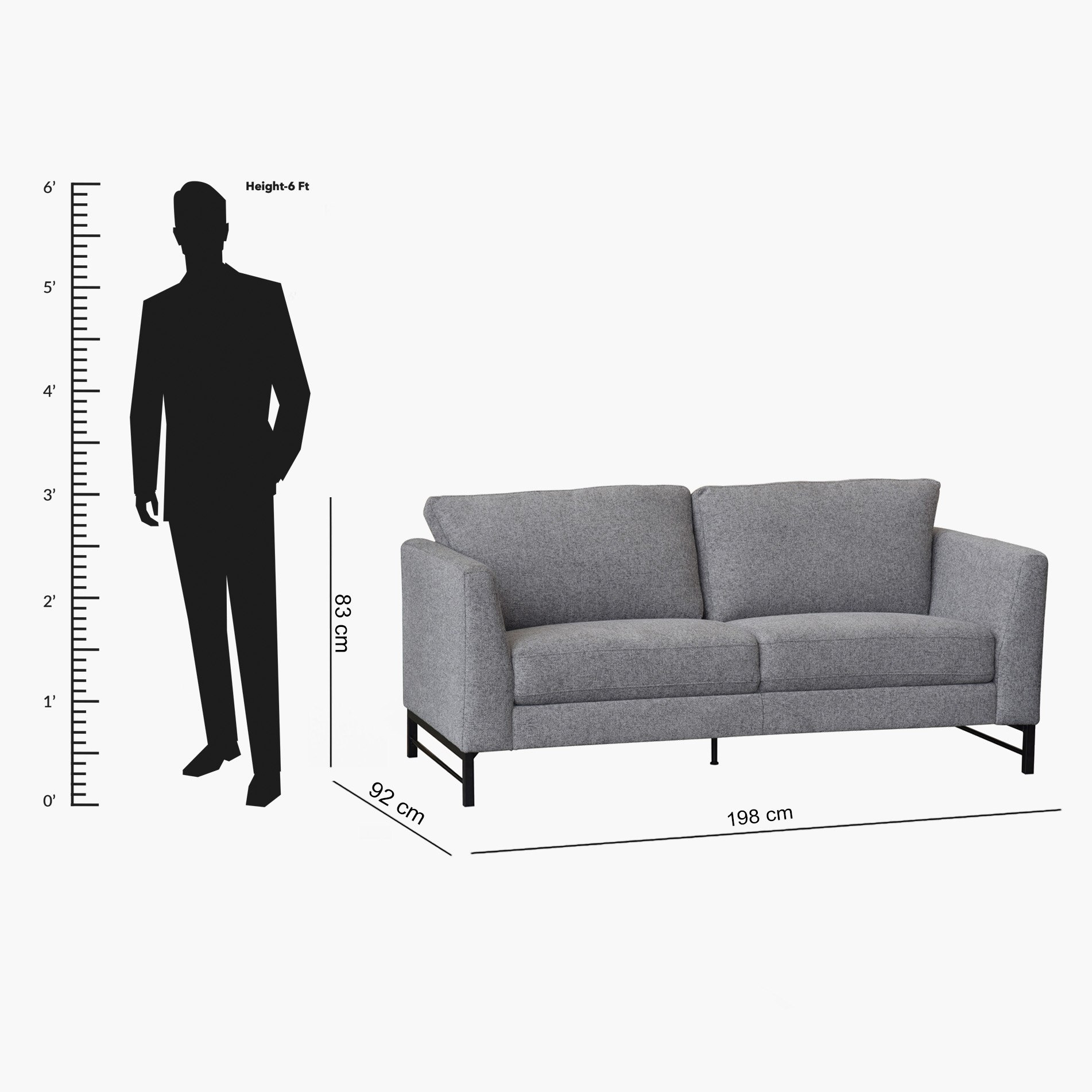 Anthracite 2-Seater Sofa-hbxlivingroom-sofasandarmchairs-sofas-image-5
