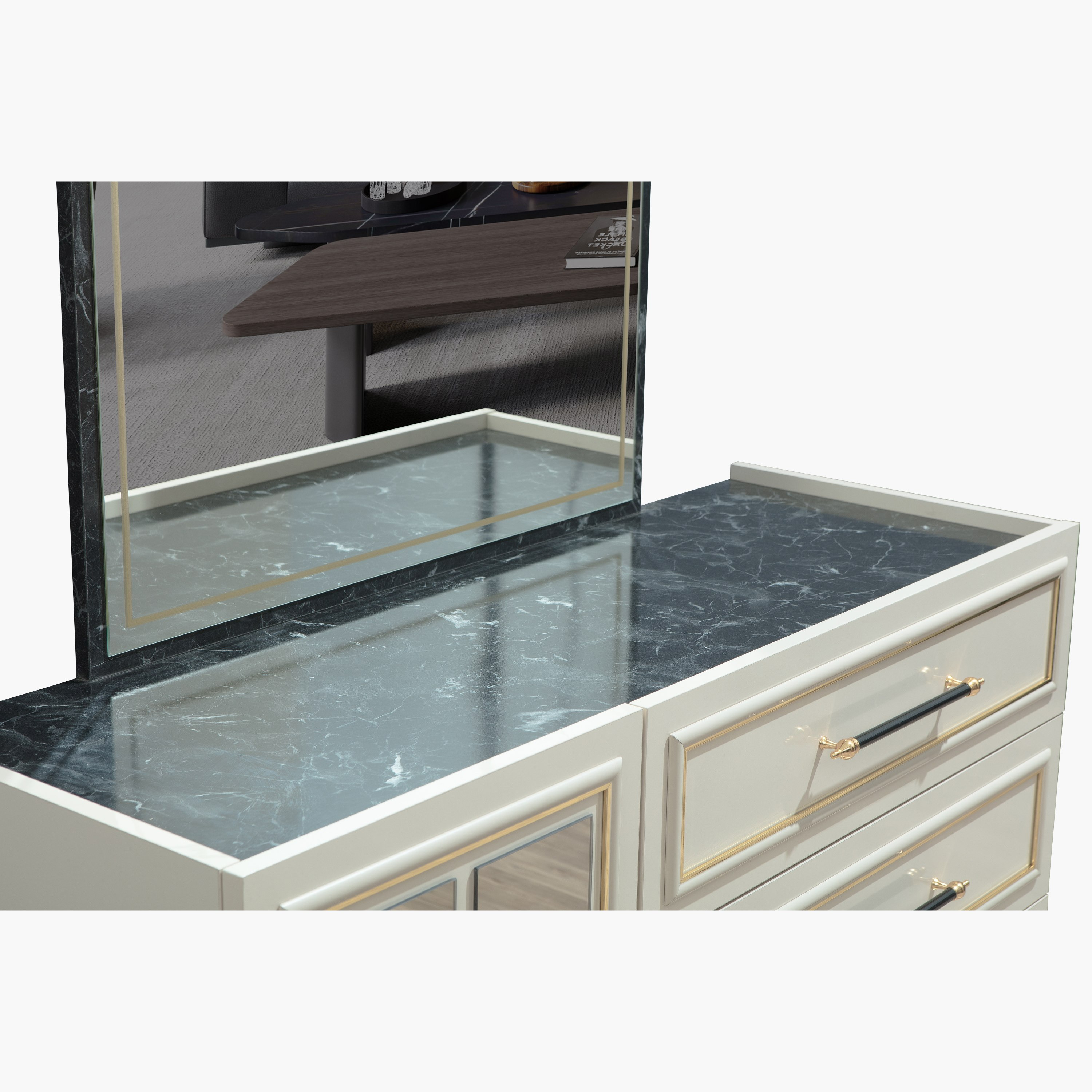 طقم غرفة نوم كينج 5 قطع من ميسينا - 180x200 سم-hbxbedroom-bedsandbedsets-bedroomsets-king-image-11