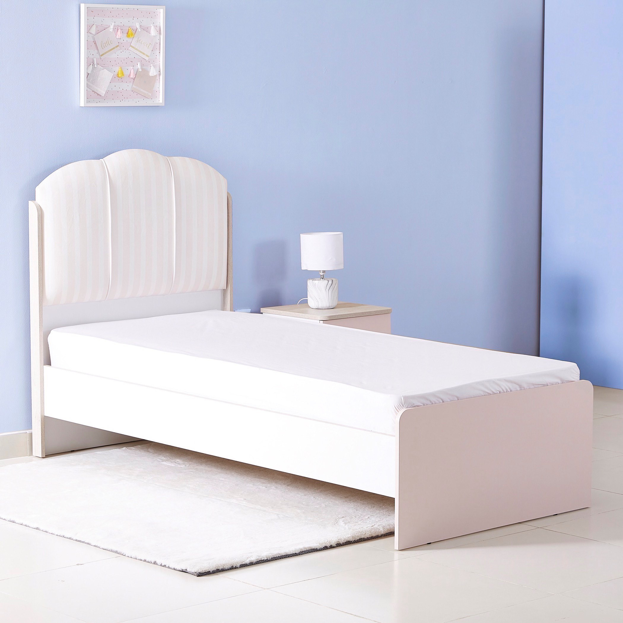 Candy Single Bed - 90x200 cm-hbxfurniture-bedsandbedsets-beds-single-image-1