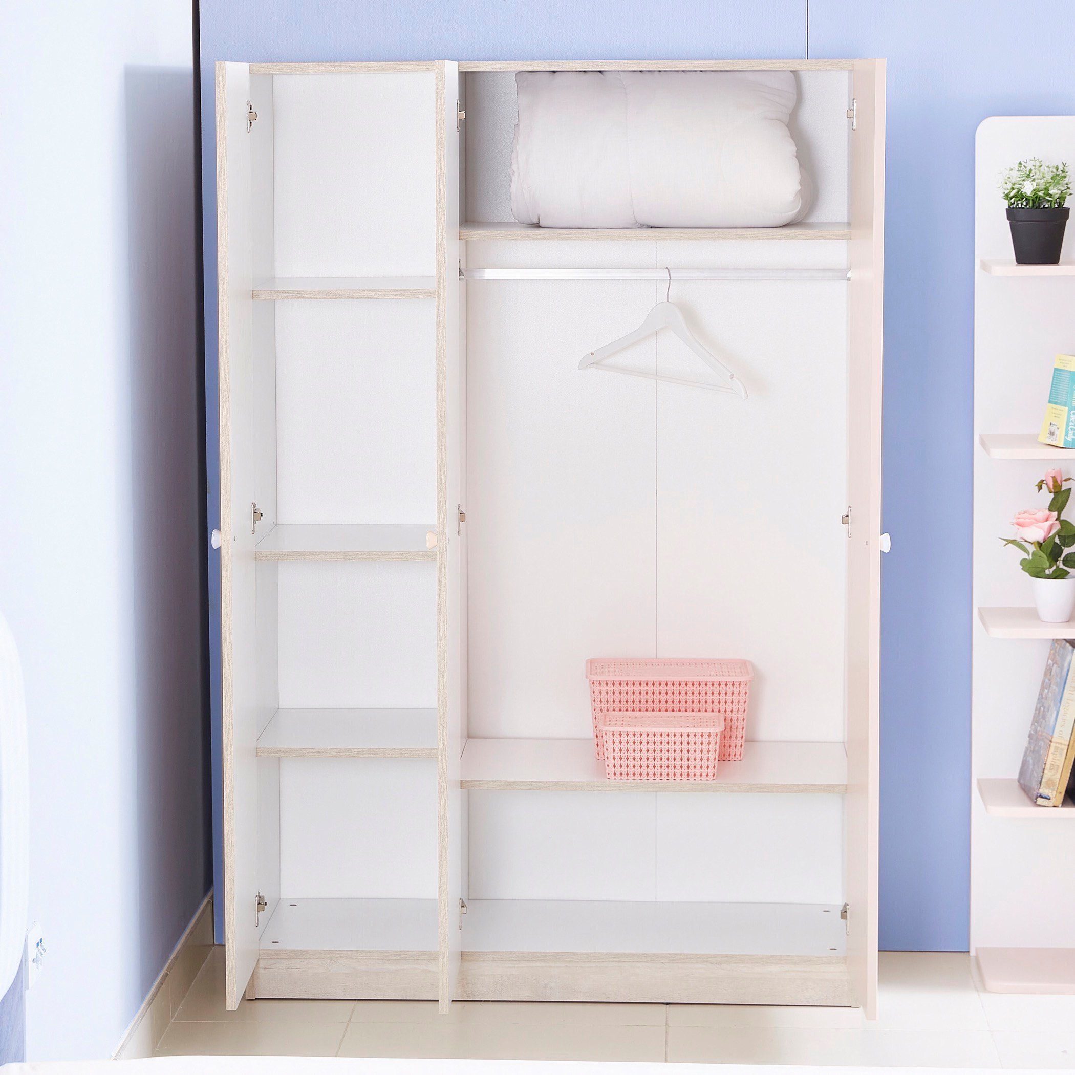 خزانة ملابس 3 أبواب بمرآة من كاندي-hbxfurniture-wardrobes-image-3